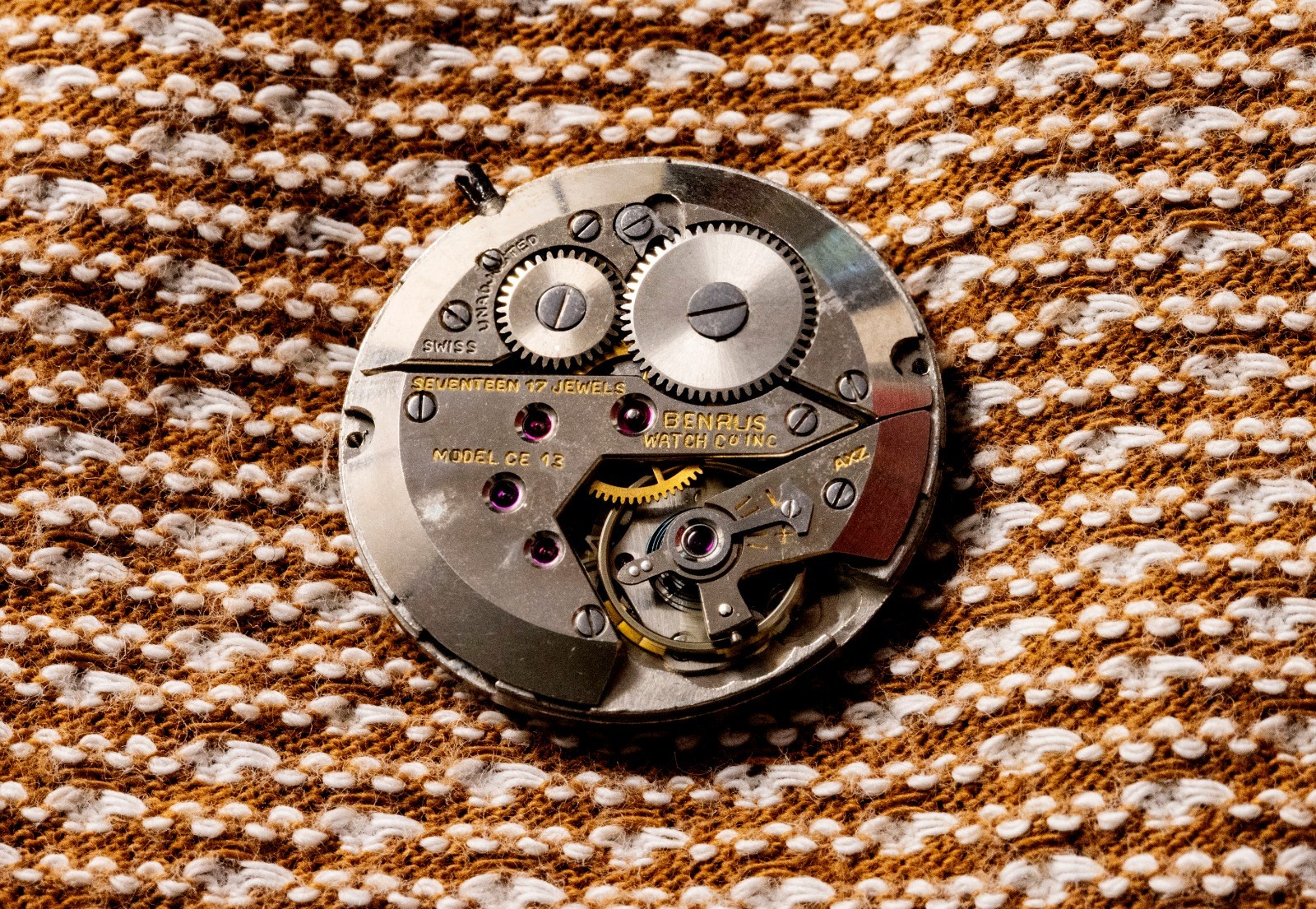 Benrus Calendar Watch – Pointer Date – Tropical Dial – Early 1950s
