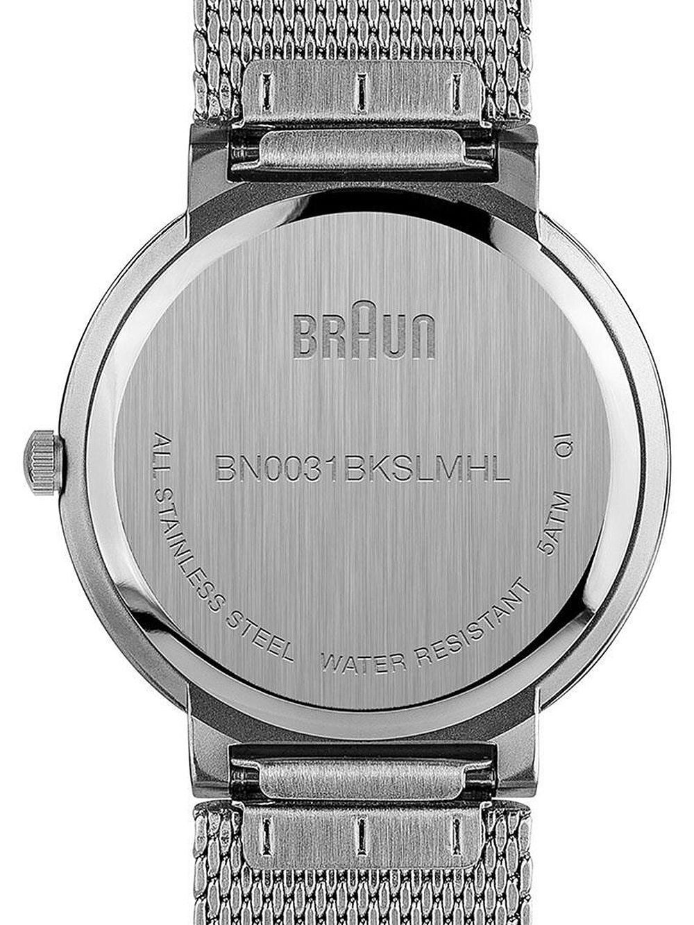 Braun Ladies Classic Slim Classic Analog Display Japanese Quartz Watch