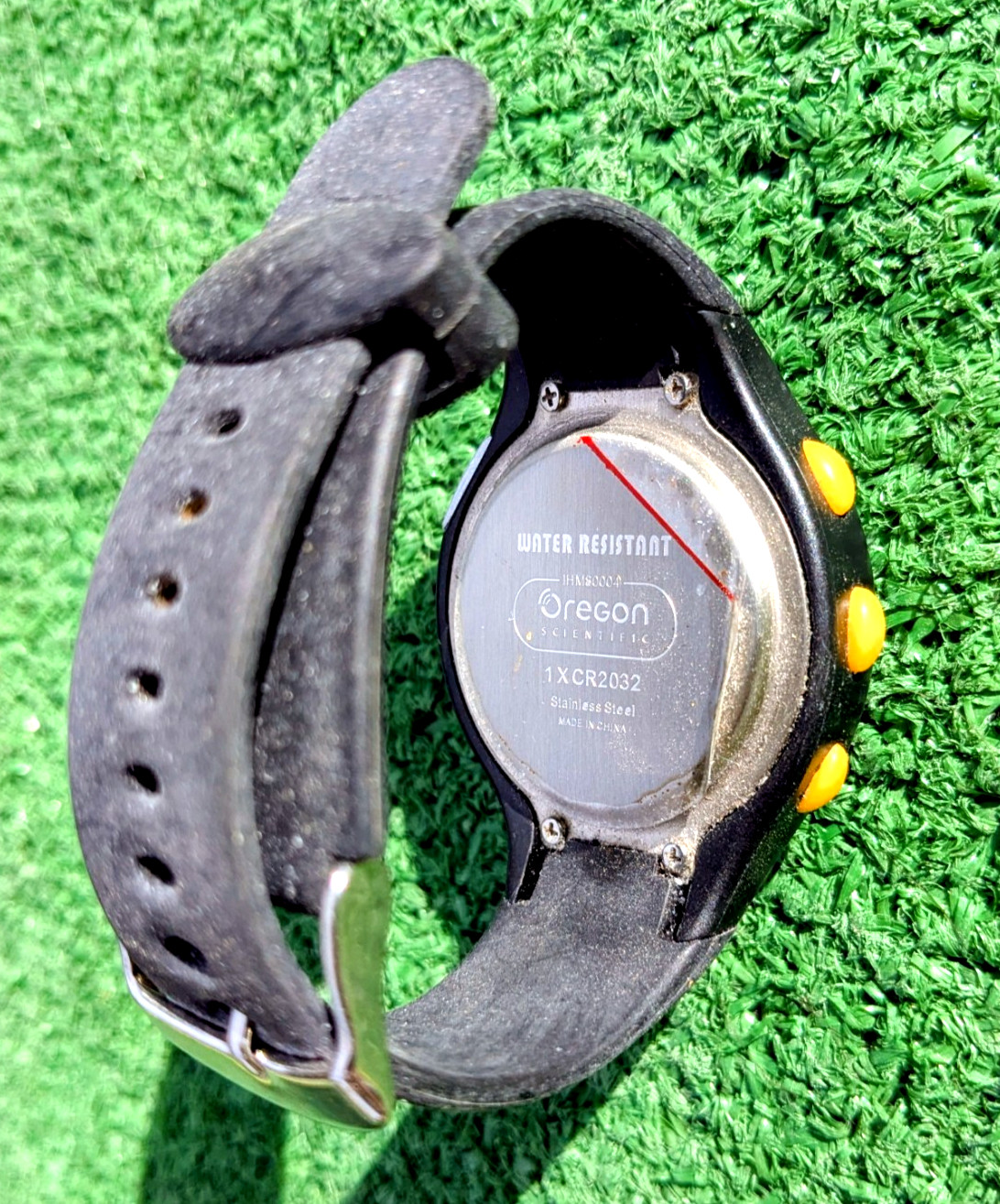 Oregon Scientific IHM80004 Heart Rate/Calorie Counter Quartz Digital Watch EUC