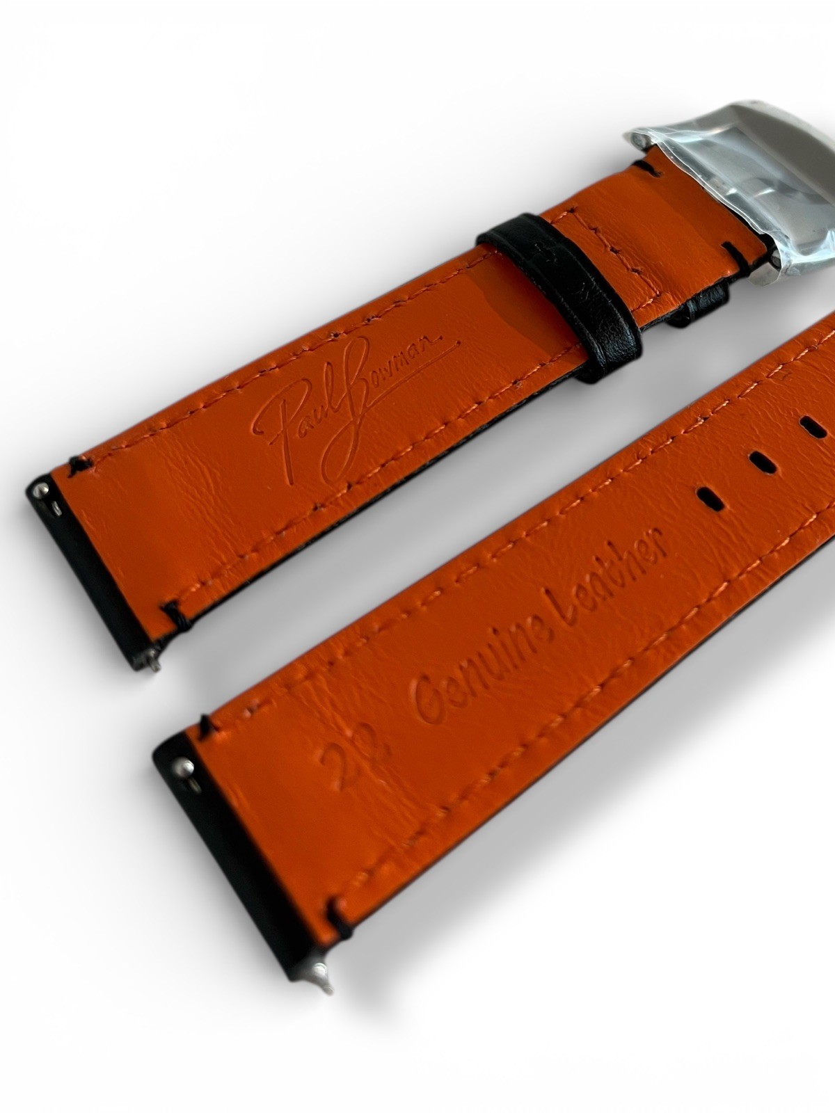Premium Leather Strap | 22mm Genuine Leather | Field Band | Military grade