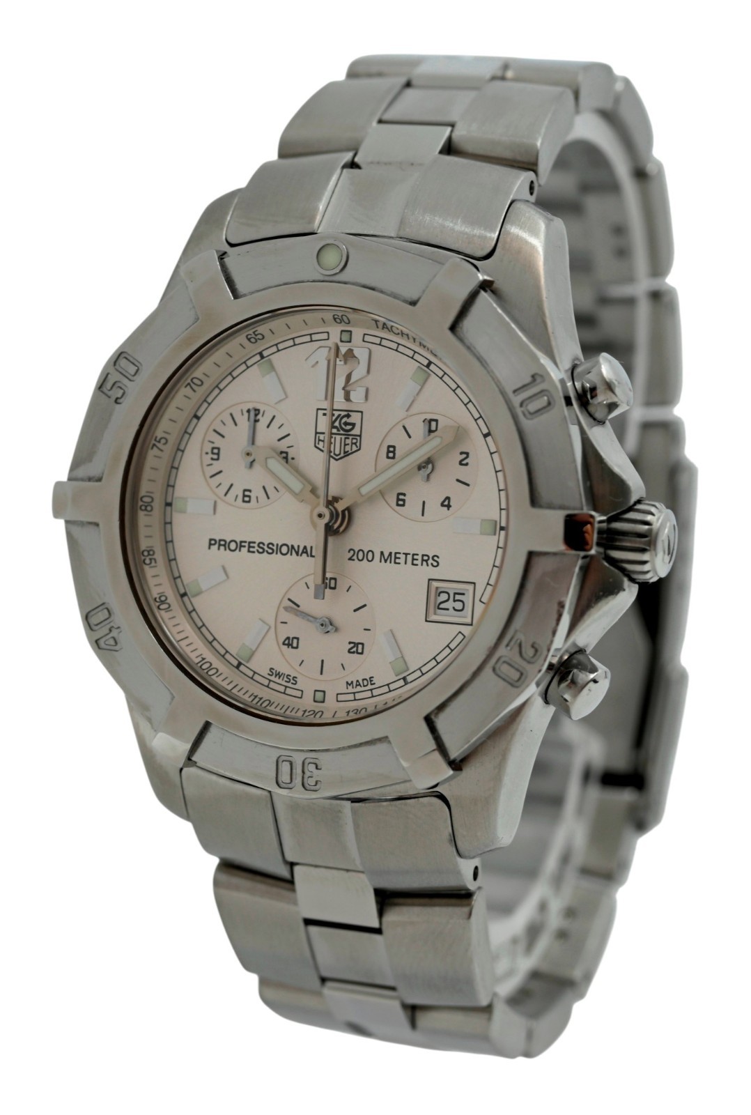 Tag Heuer 39mm Men’s Exclusive 2000 Series Chronograph Swiss Watch! Ref: CN1111!