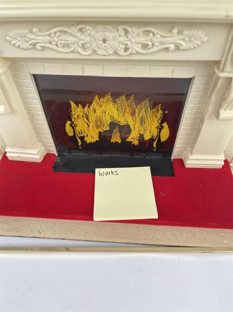 VINTAGE 1950’S LONGINES ANIMATED “FIREPLACE” DISPLAY – NEW OLD STOCK!!