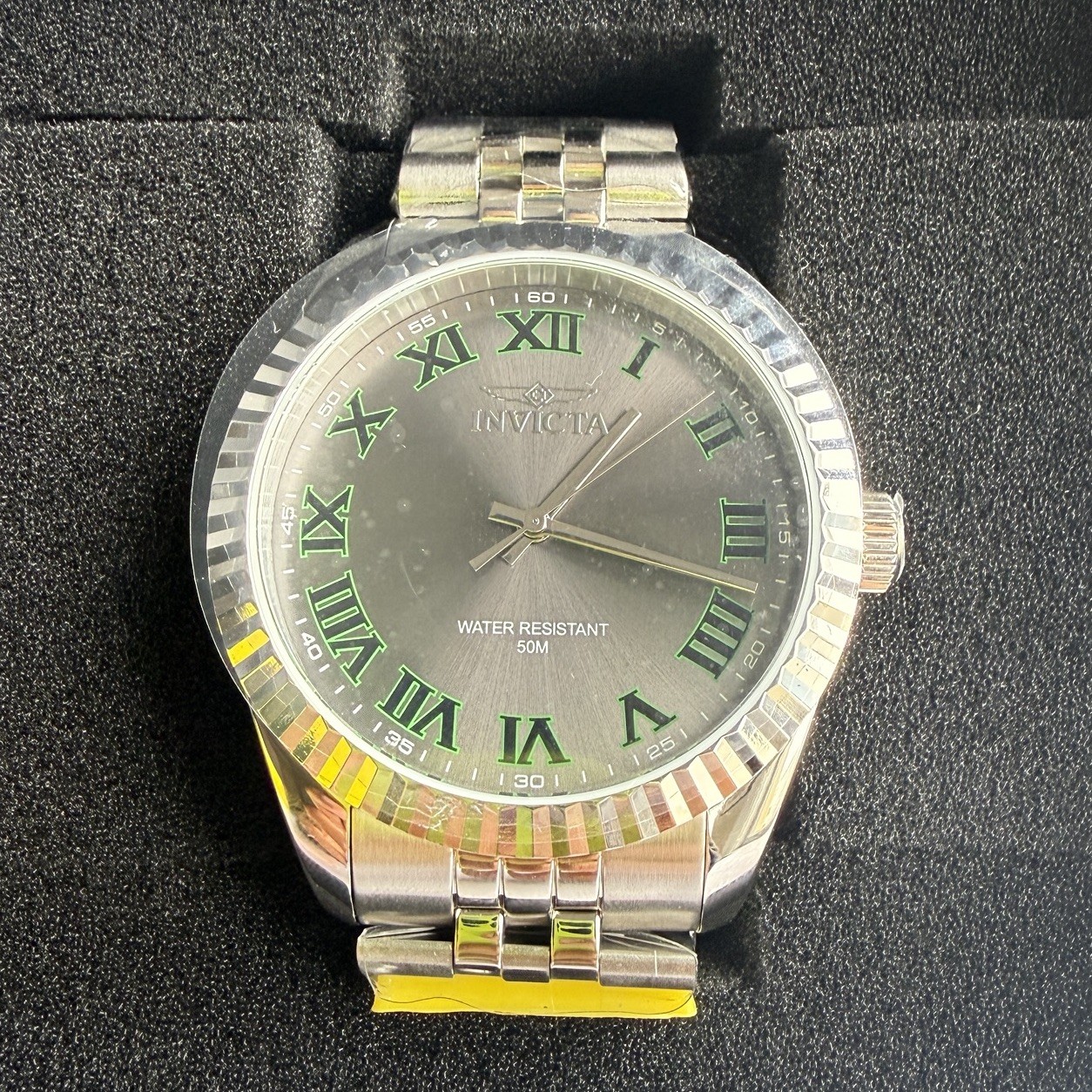 Invicta Specialty 50808 Men’s Watch 43mm Charcoal Green Roman Dial New In Box