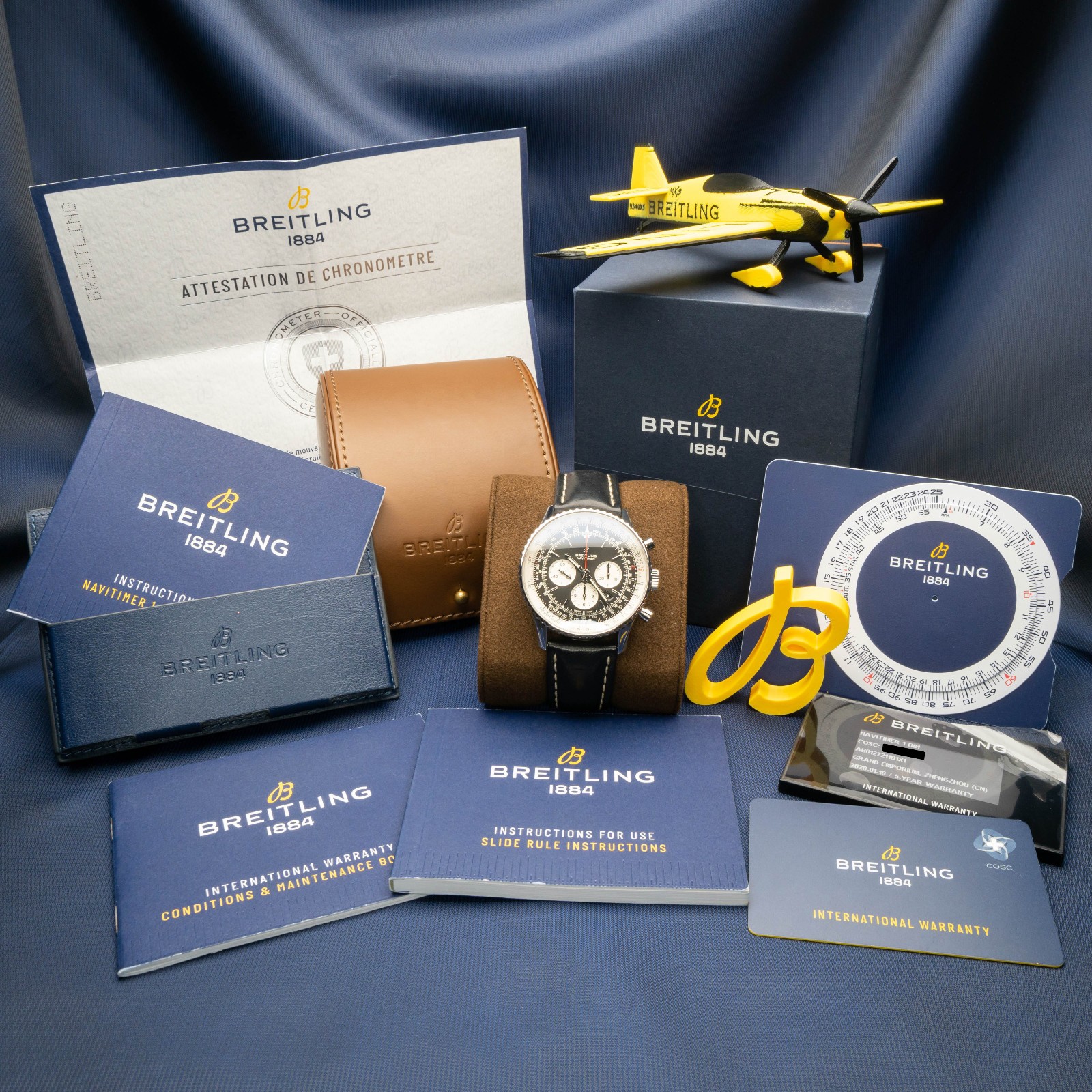 2020 Breitling Navitimer B01 Chronograph 46mm AB0127211B1X1 Full Set