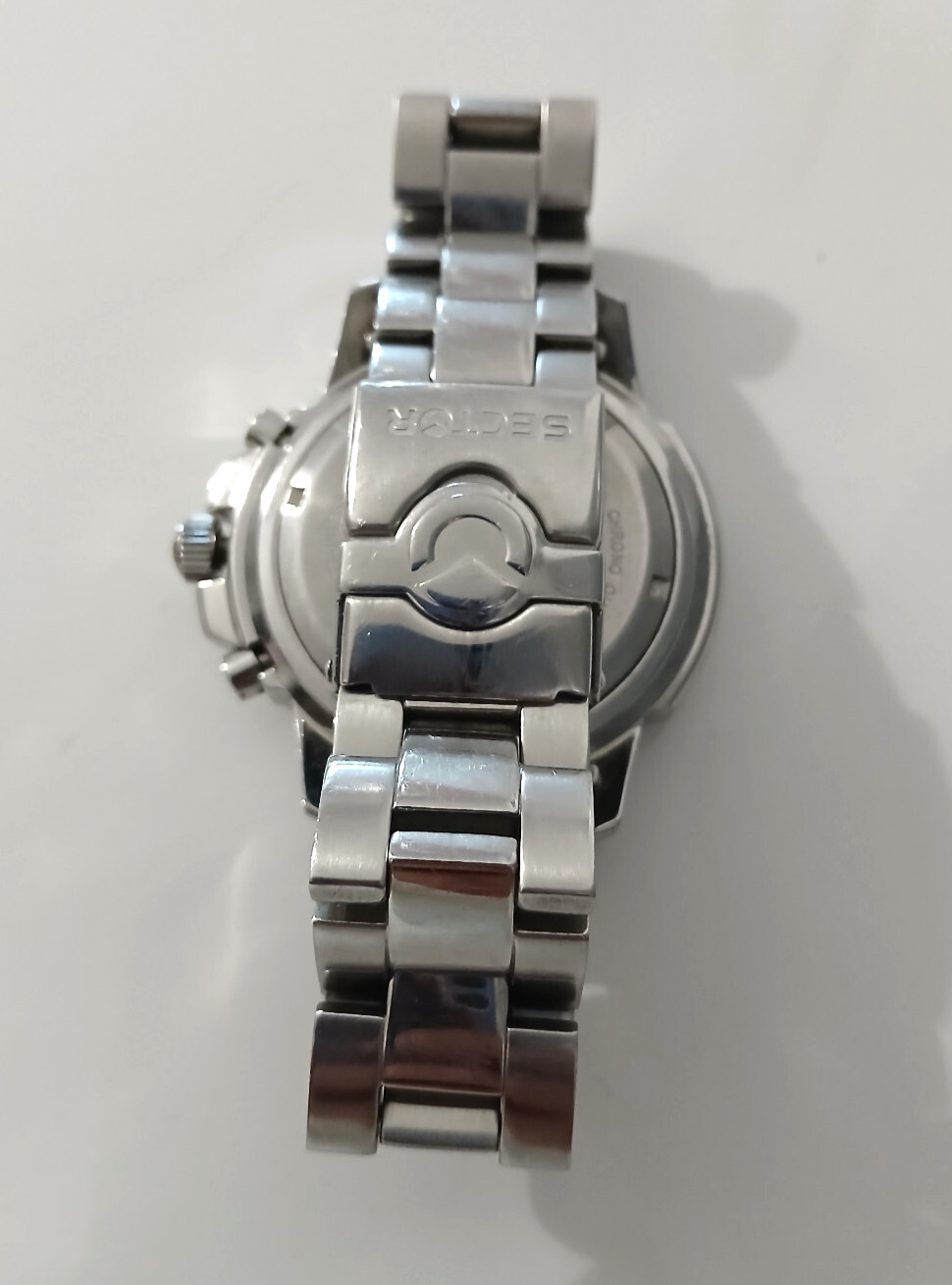 Sector 240 Steel Blue Dial Chronograph Wrist Watch