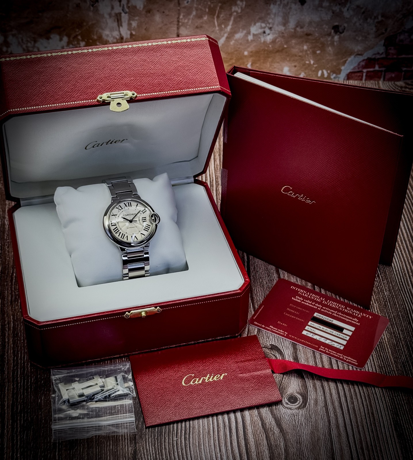 Cartier Ballon Bleu 36mm Automatic Blue hands – W6920046 – Box & Papers