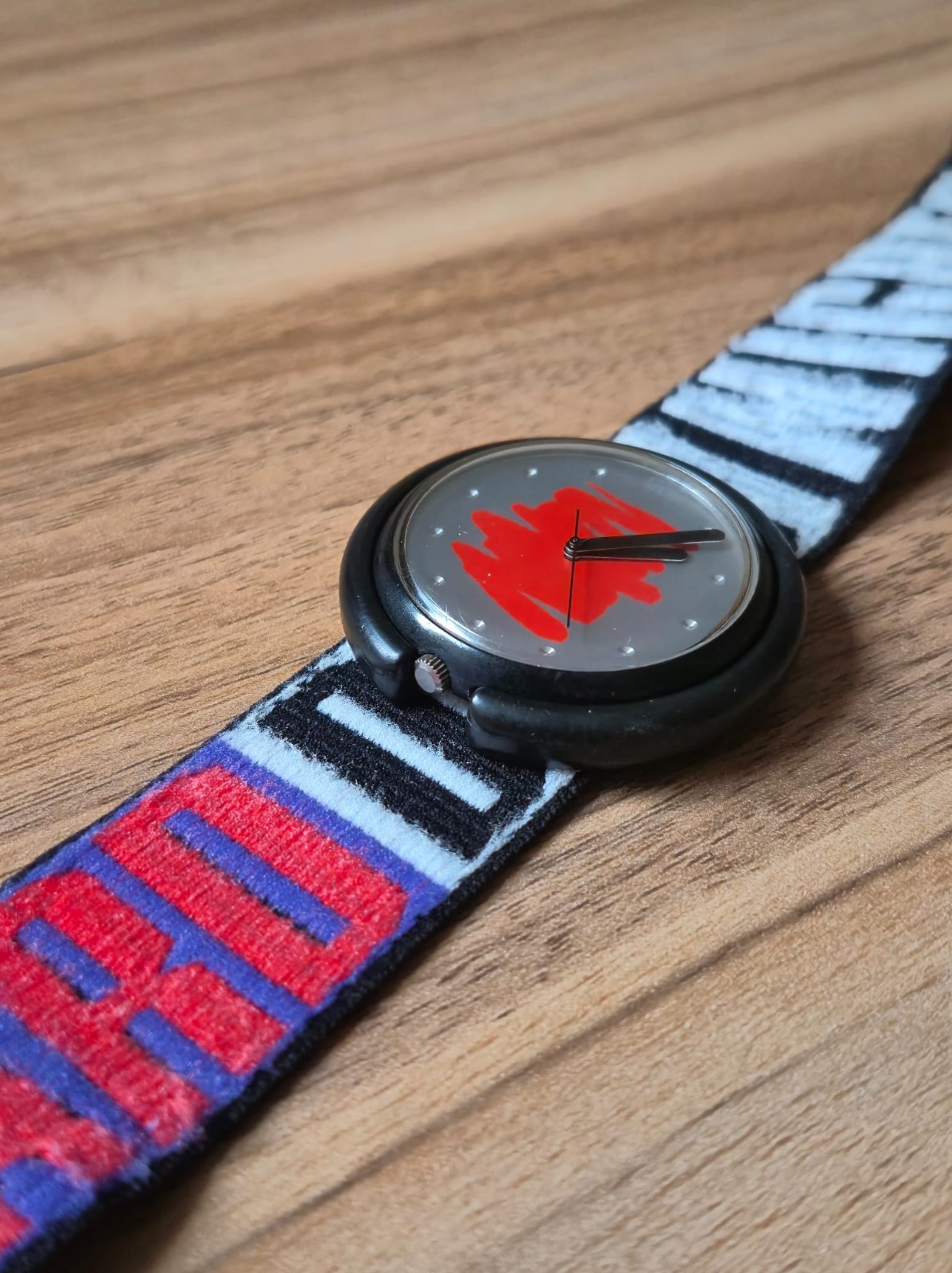 Vintage 1990 Pop Swatch called red eye PWBB140