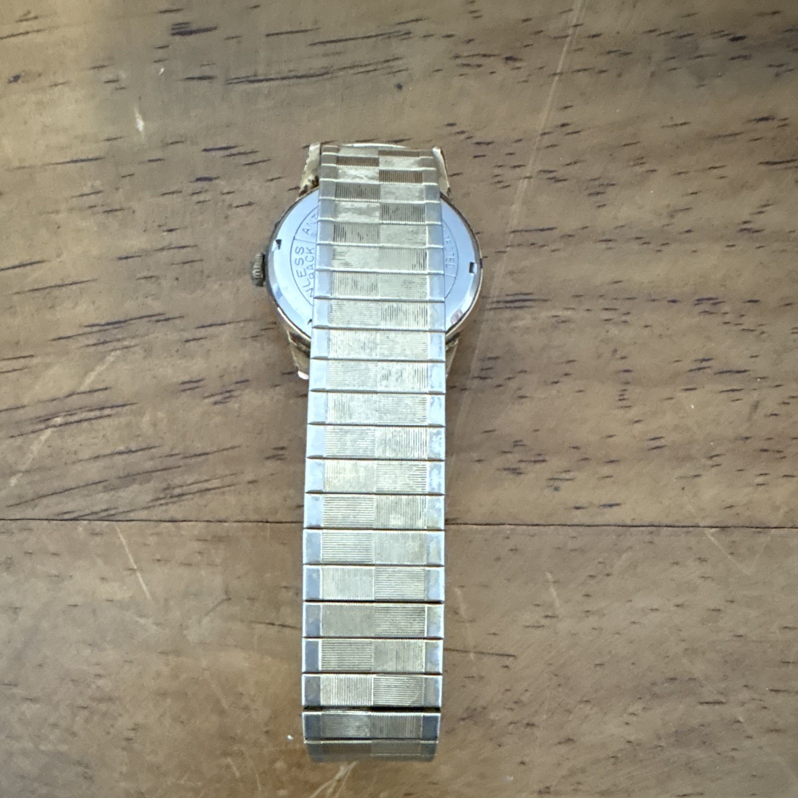 Pierpont 17 Jewels Incabloc Manual Wind Vintage Watch Gold Tone Silver Dial