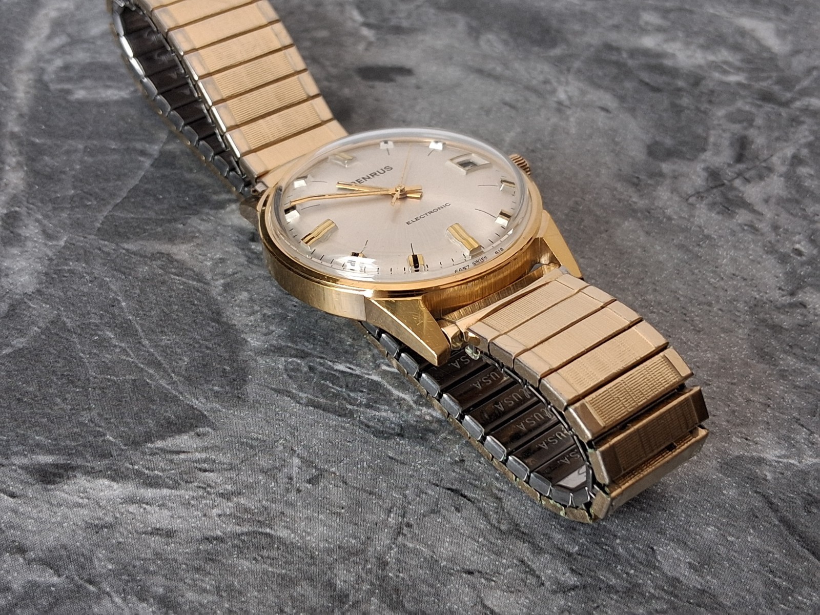 Serviced 1972 Benrus Electronic “Cyclone” Men’s Vintage Watch Sweep Second Hand