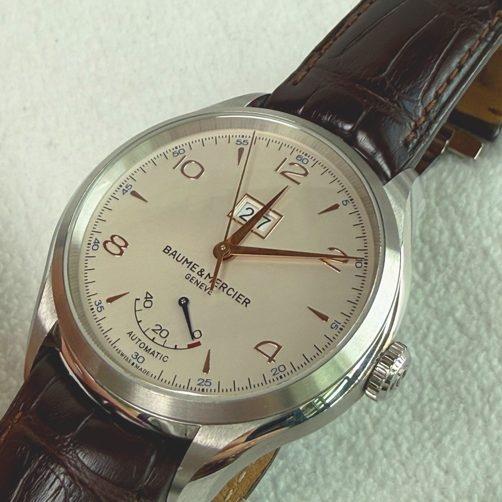 Baume & Mercier Clifton Big Date Power Reserve M0A10205 – Full Set Box & Papers