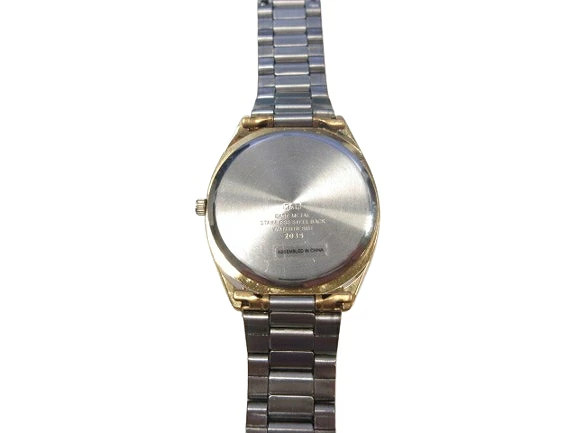 [A1R] Citizen Q and Q Gold Color Stainless Band Men Watch [f8w]