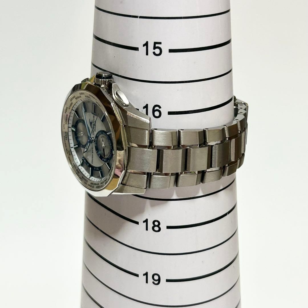 CASIO OCEANUS Manta OCW-S2000PW Titanium Solar Multiband 6 Mother of Pearl Dial