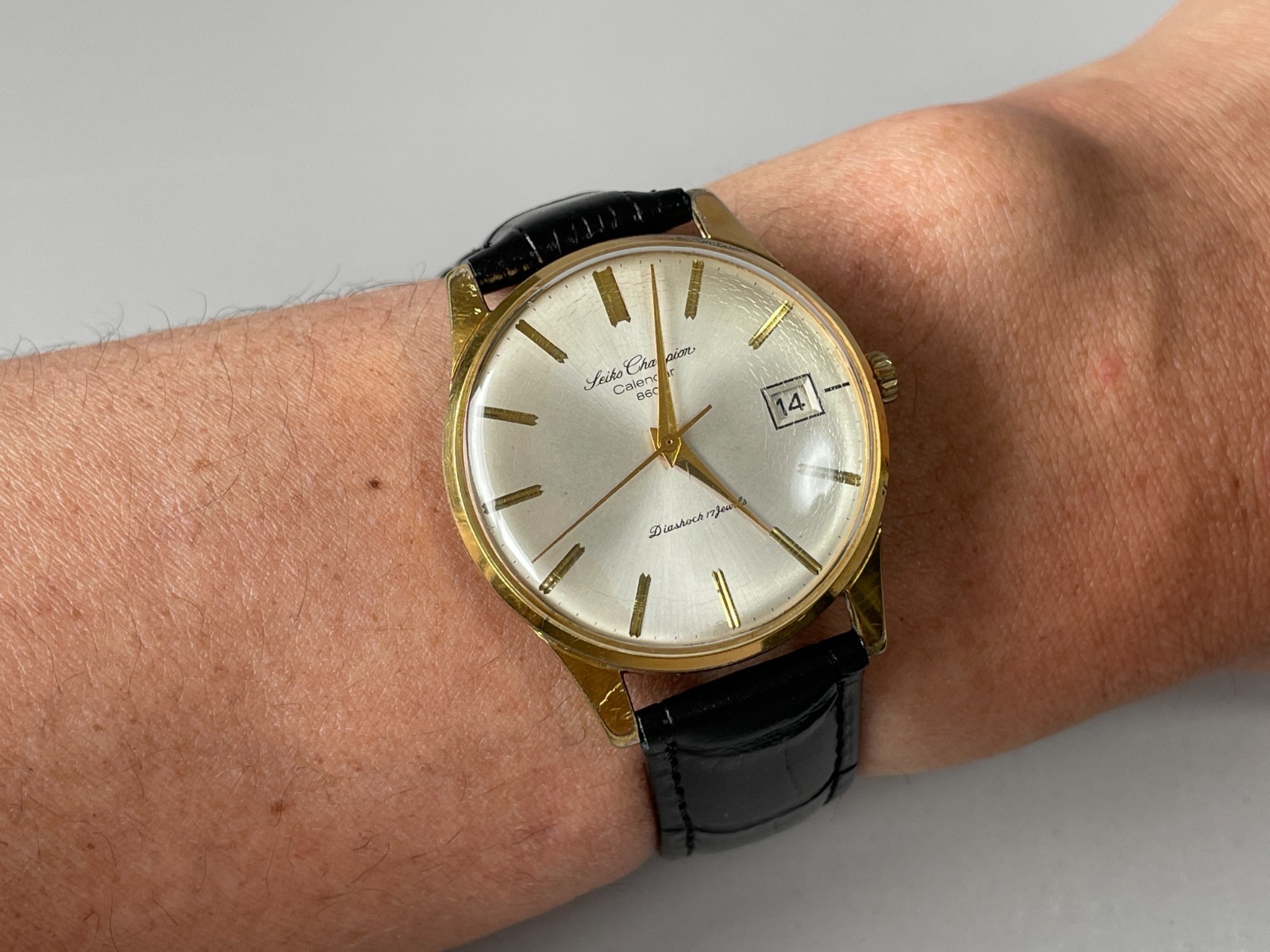 SEIKO Champion 860 J15017 17J [US Stock] Vintage Hand-winding Mens Watch *Exc+4