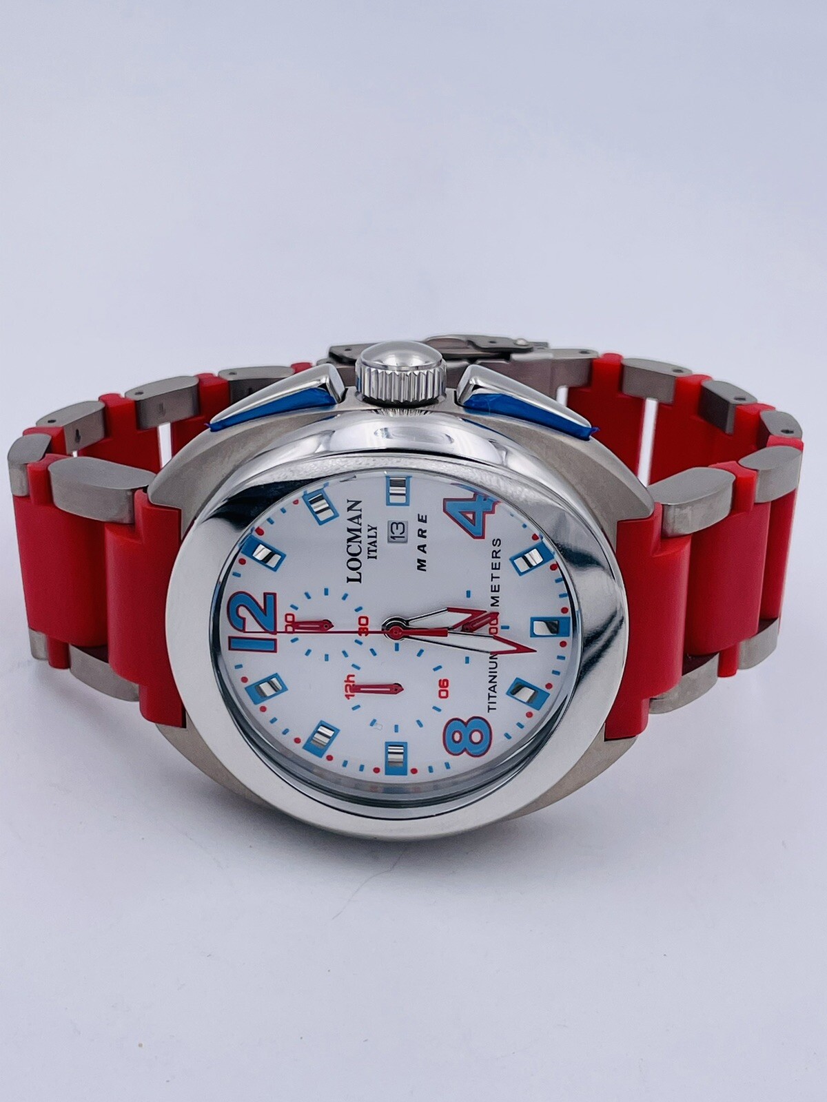 Watch Locman Sea Titanium 47mm 130WTR/590 Chrono Wr100m Very discounted New