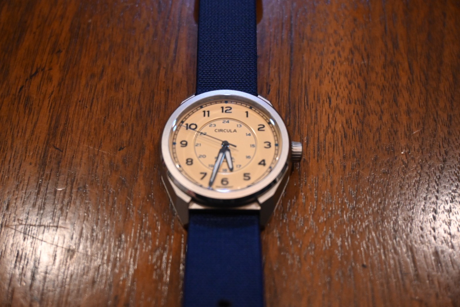 Circula Pro-Trail Sand, pre-owned with original box, papers, strap.