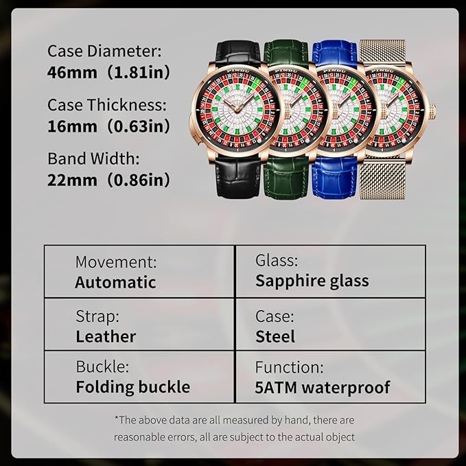 2025 PINDU Men’s Automatic Mechanical Watch Wheel Button Luxury Business