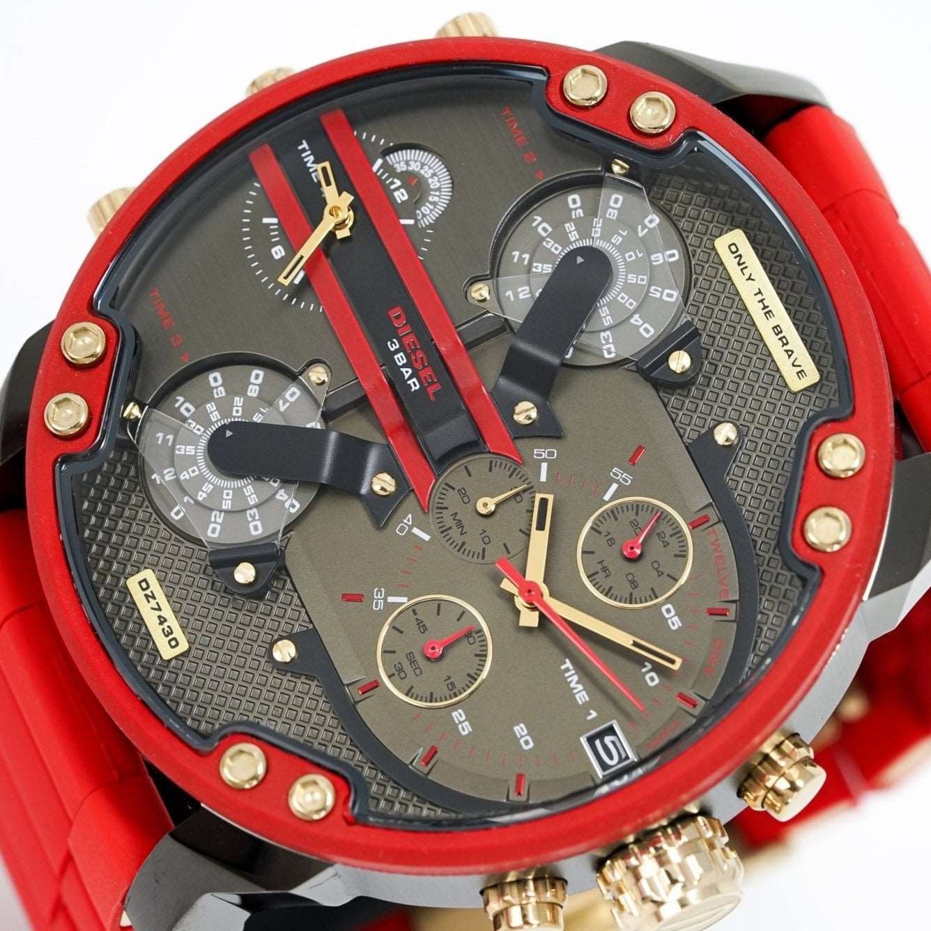 Diesel DZ7430 Mens Chronograph Mr Daddy 2 0 Red Watch