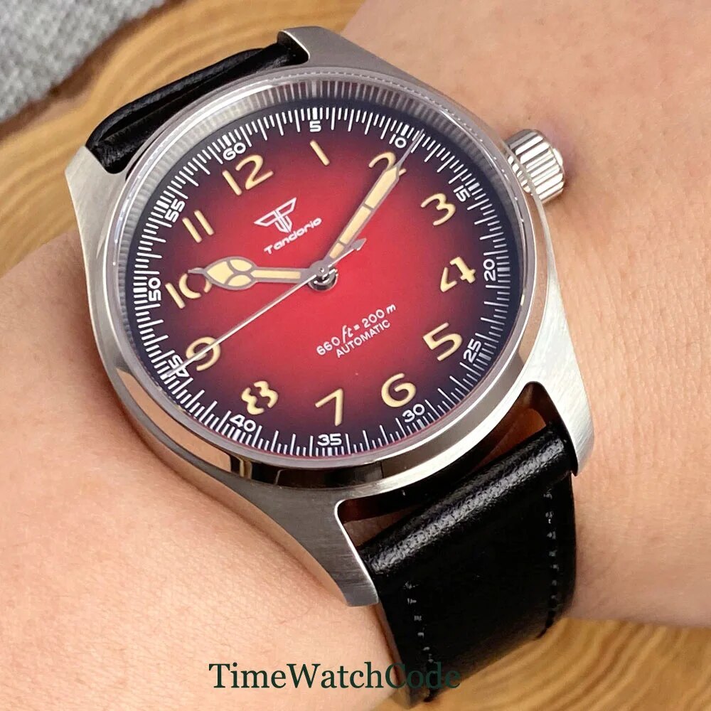 Tandorio Dive Automatic Men’s Watch NH35A PT5000 Waterproof Sapphire Glass 39mm