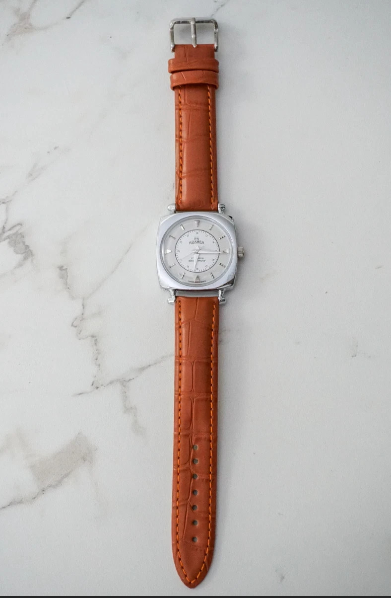⚡️RARE NEW Old Stock Vintage Roamer ST96 Swiss Mechanical Men’s Watch