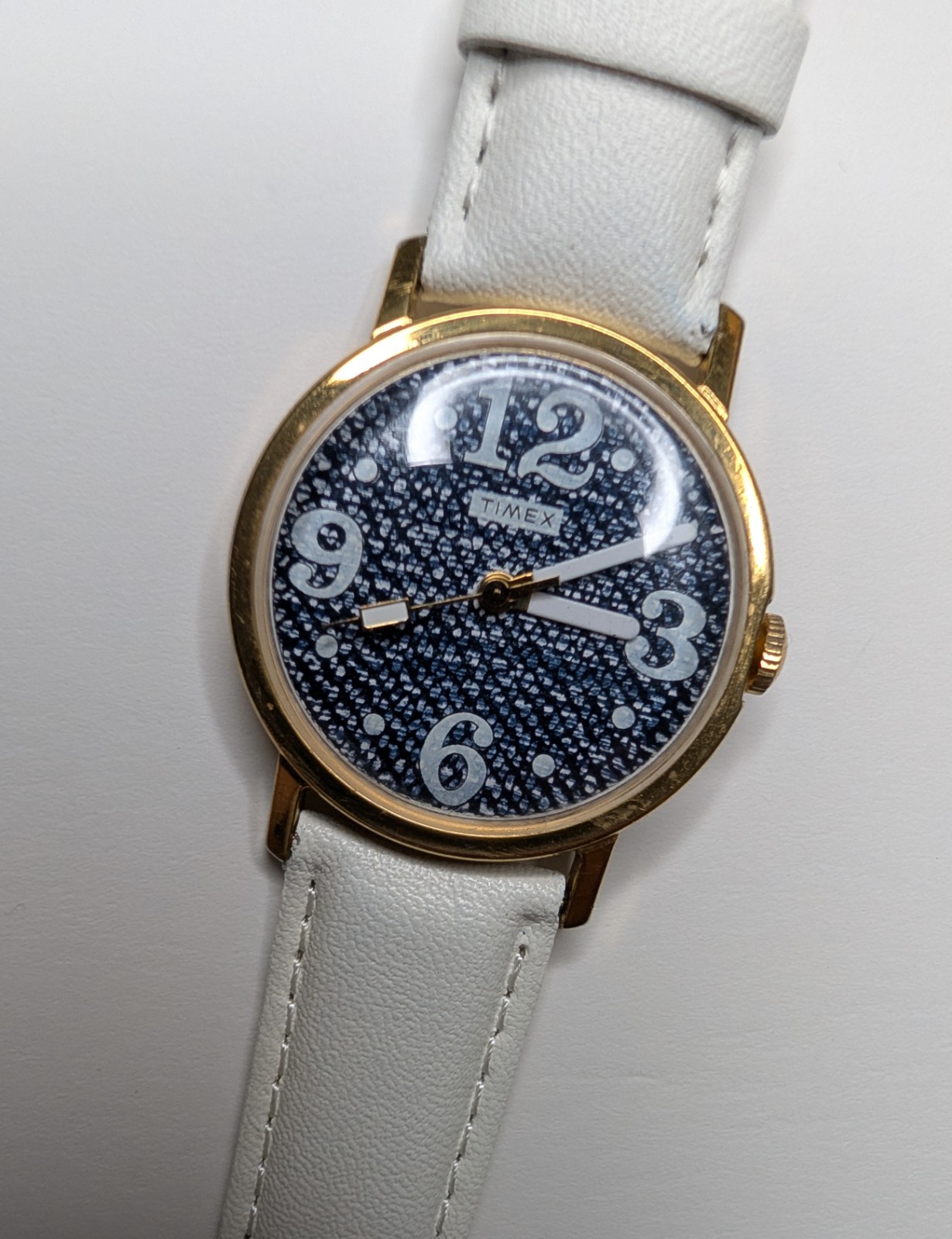Vintage 1977 Timex Mercury “Wrist Jeans” | Ref. 16060 | Denim Dial | Good Runner