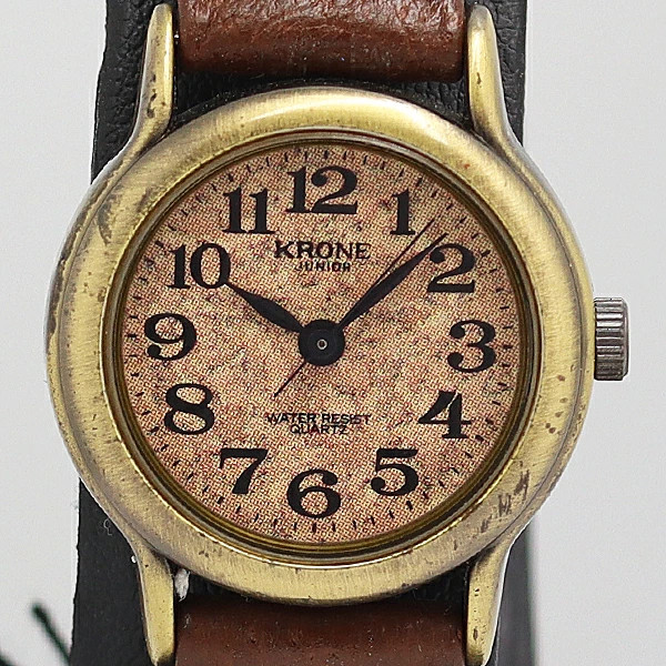 Working Klone Junior QZ Brown Dial Ladies Watch 2000000 NSK KZK ABC21674