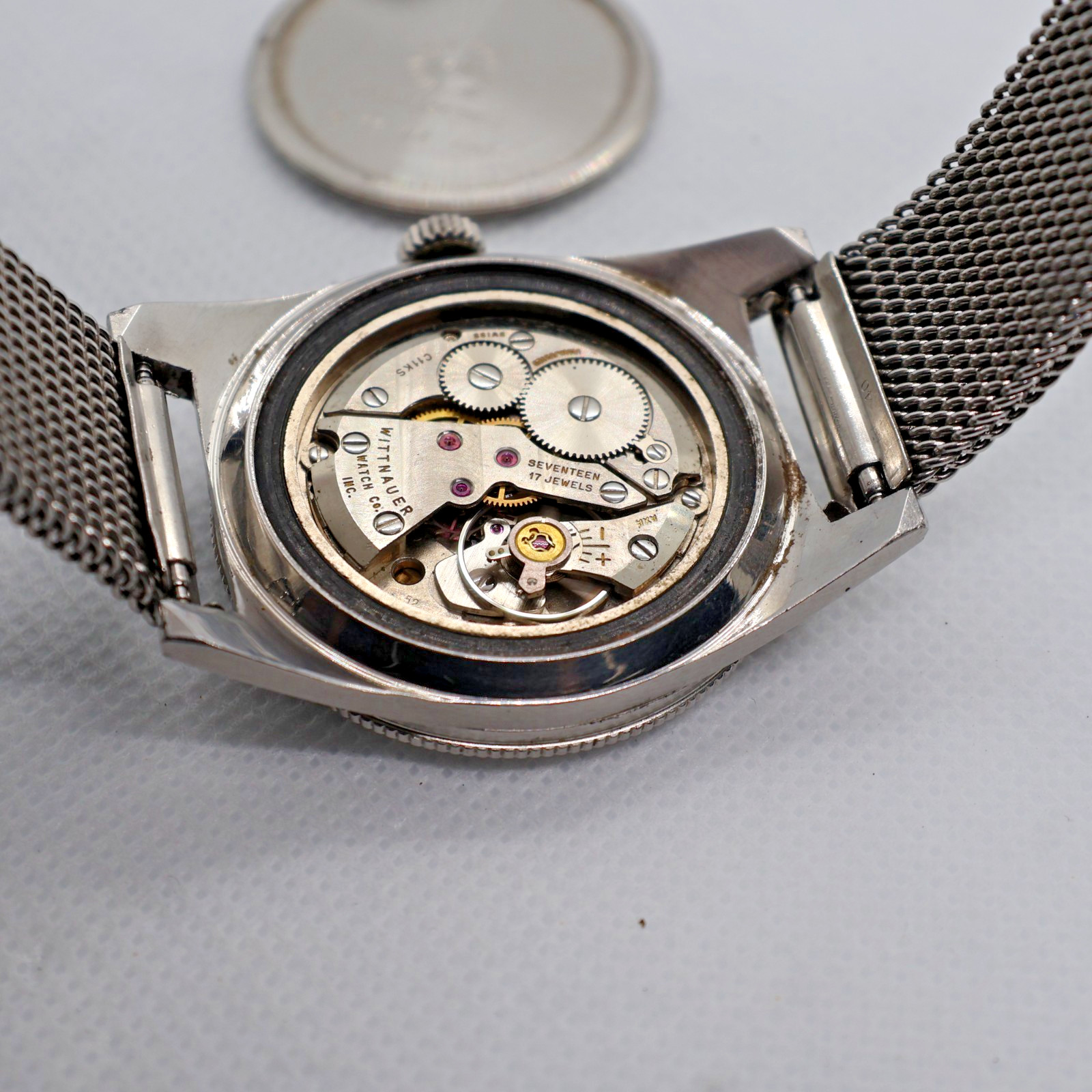 Rare Vintage Wittnauer 4000 38mm Manual Wind 17J 1960 – Original, with Braclete