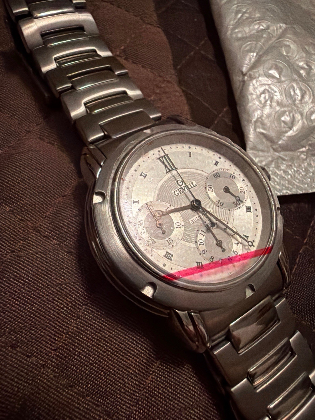 Gevril Greenwich First Generation K0111 Swiss Automatic 51J Chronograph NOS Mint