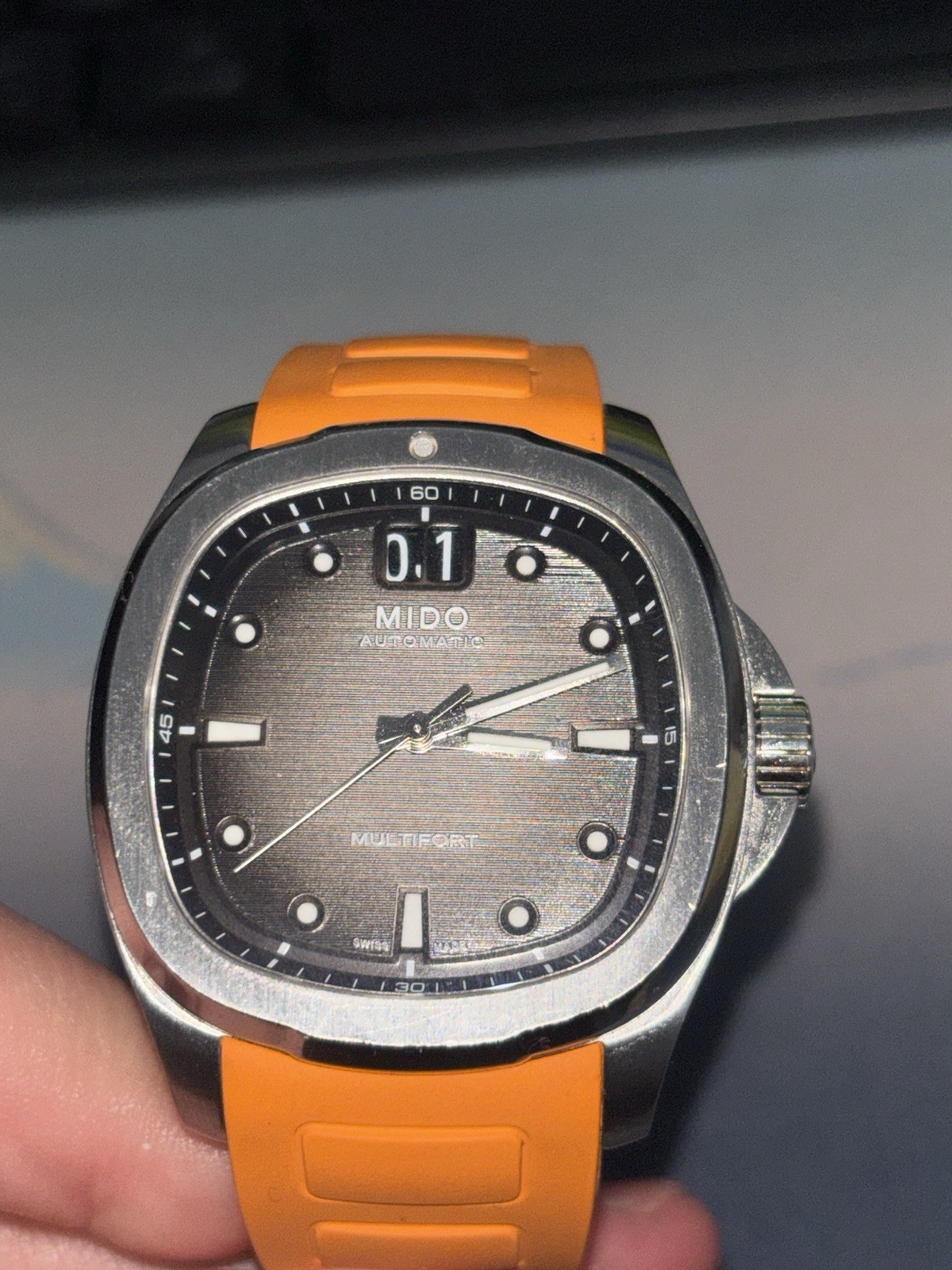Mido Multifort Grey Dial Organe 40mm M049.526.17.081.00 – Orange (14566)