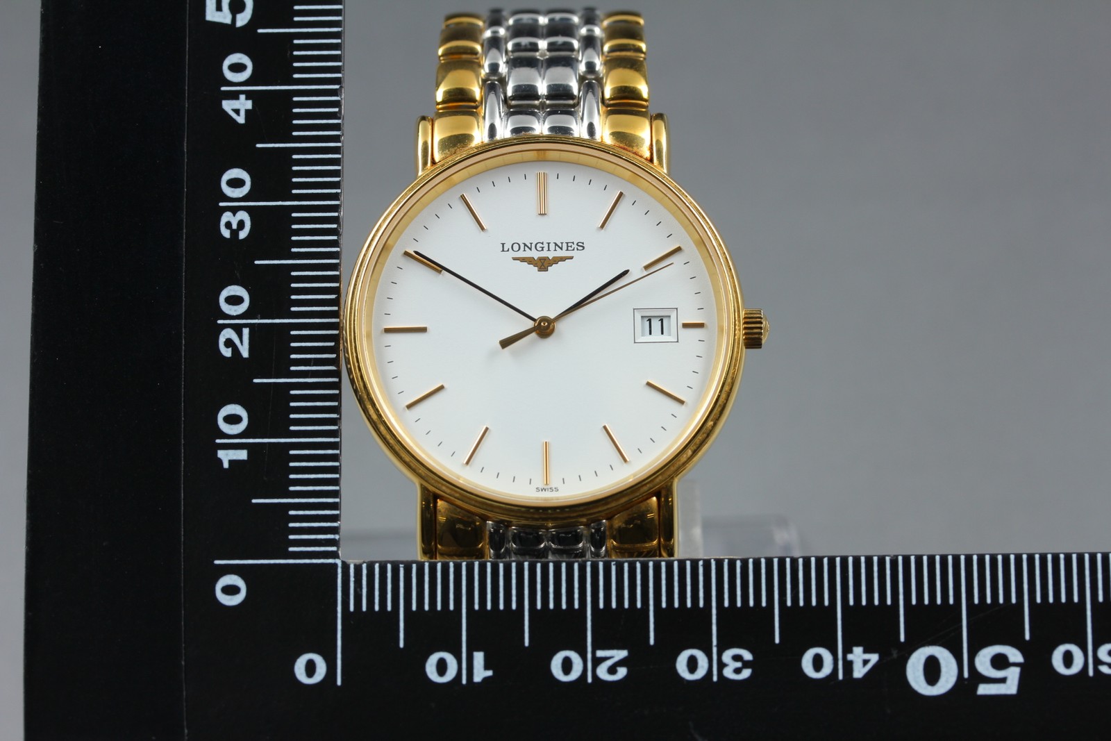 [N MINT] Vtg Longines Grand Classic L4.720.2 33mm White Dial Qz Unisex Watch
