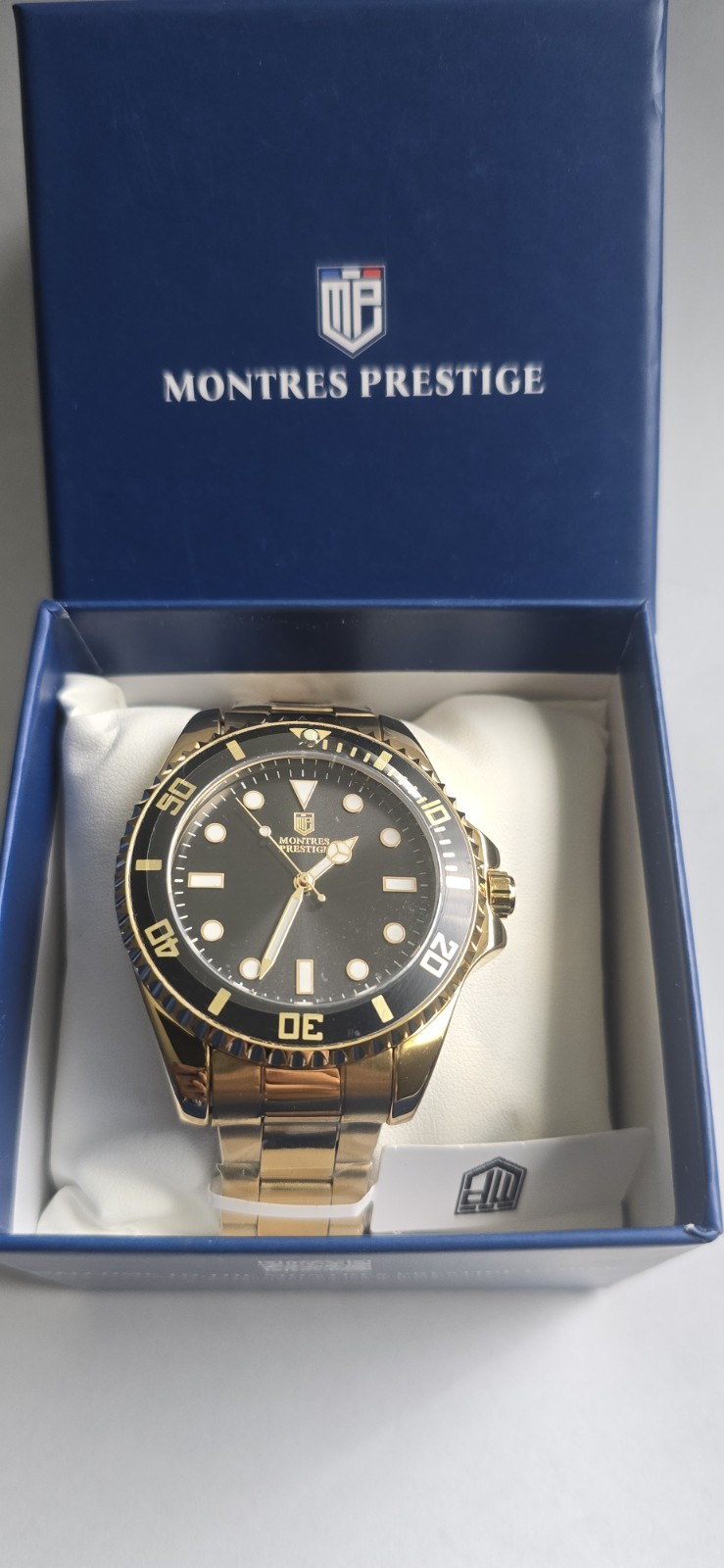 New Invicta X Montres Prestige Norellis Men’s Gold Dive Watch 42mm MPW-0085 NIB