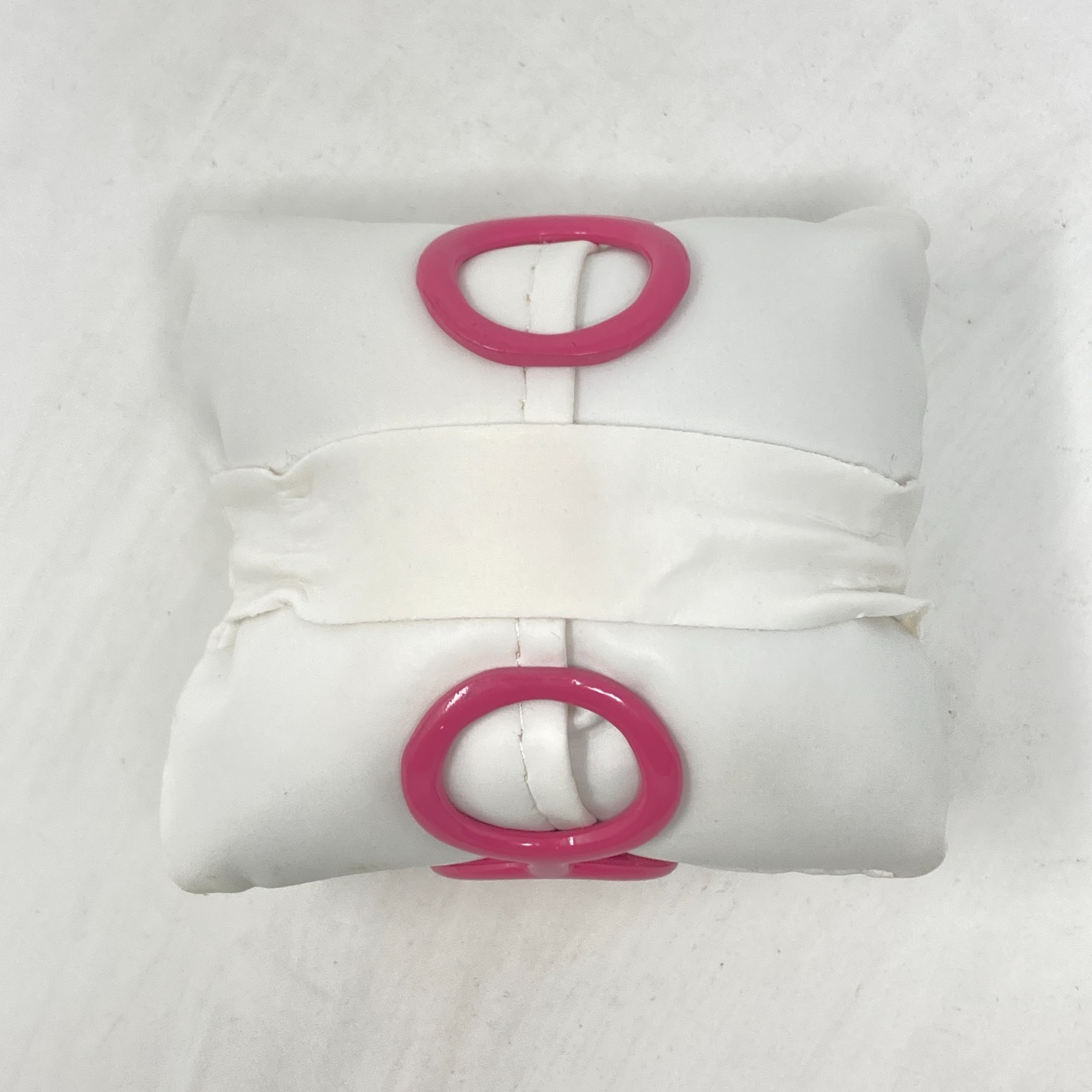 Geneva Cuff Watch Women 35mm Pink Hinged Cuff Starburst Dial New Battery 6.25″
