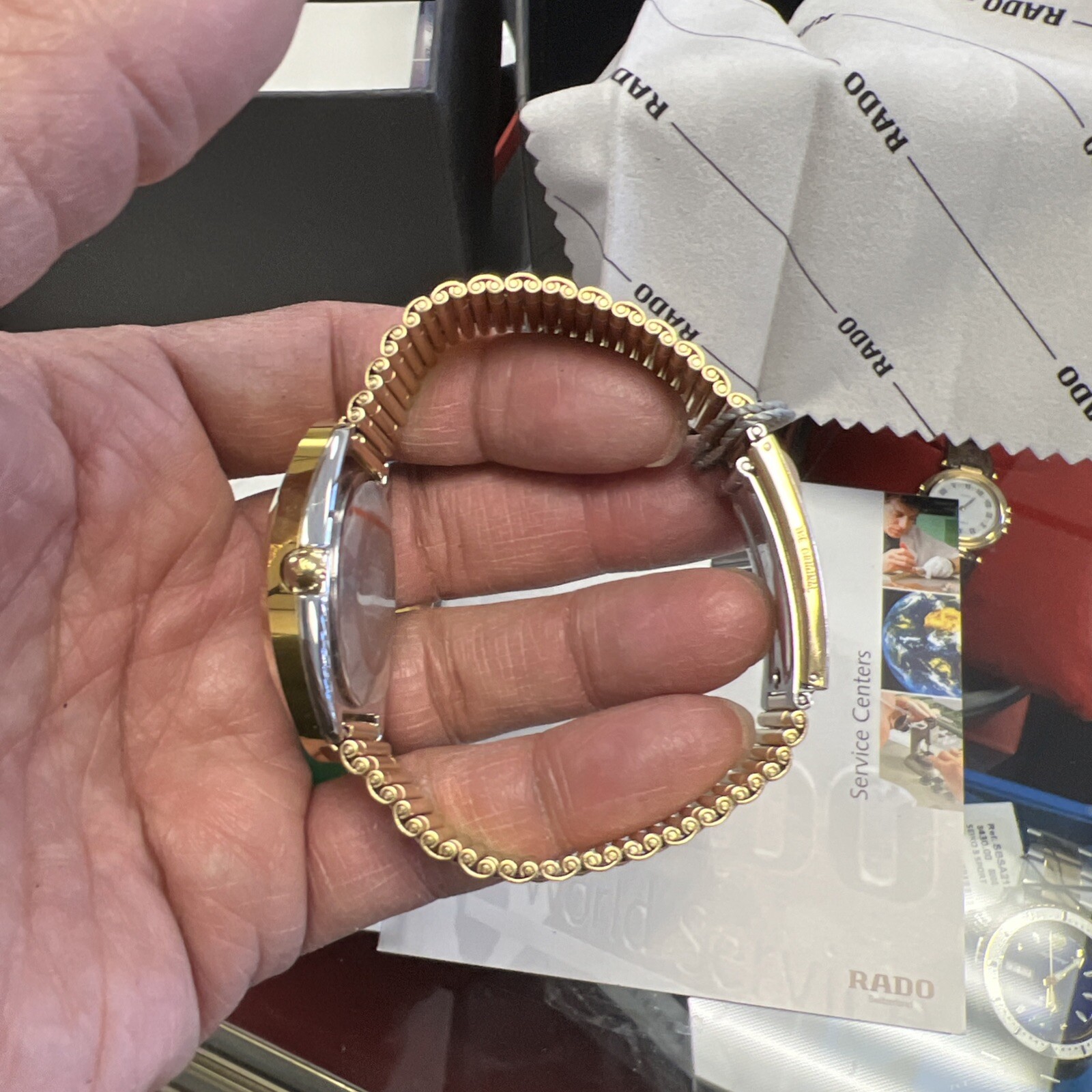 Man&women👍The Original Automatic Diamond Gold Dial Men’s Watch 636.0313.3(BNS)