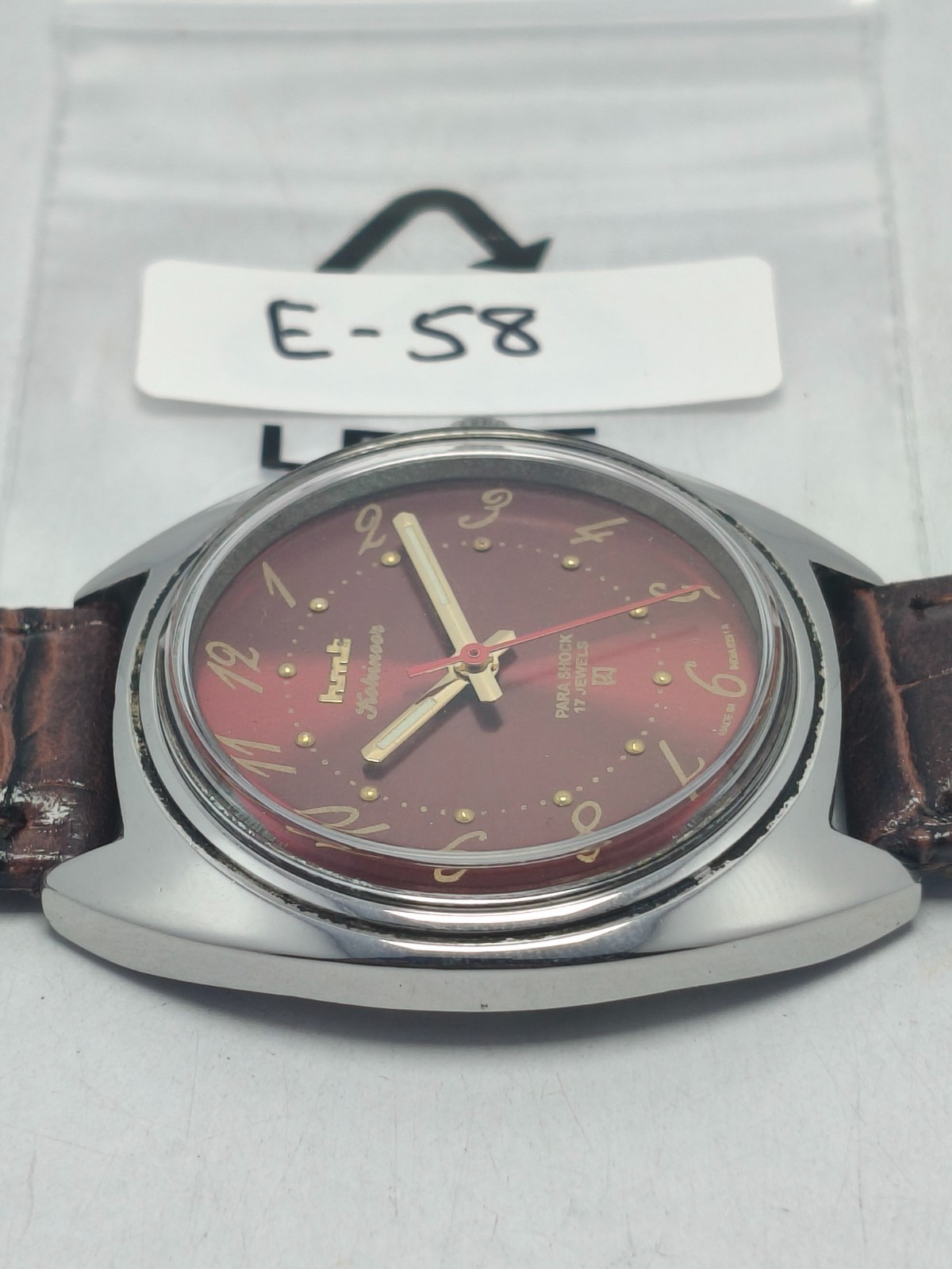 HMT Kohinoor 17J Hand Winding Wrist Watch For Men’s In Working Condition
