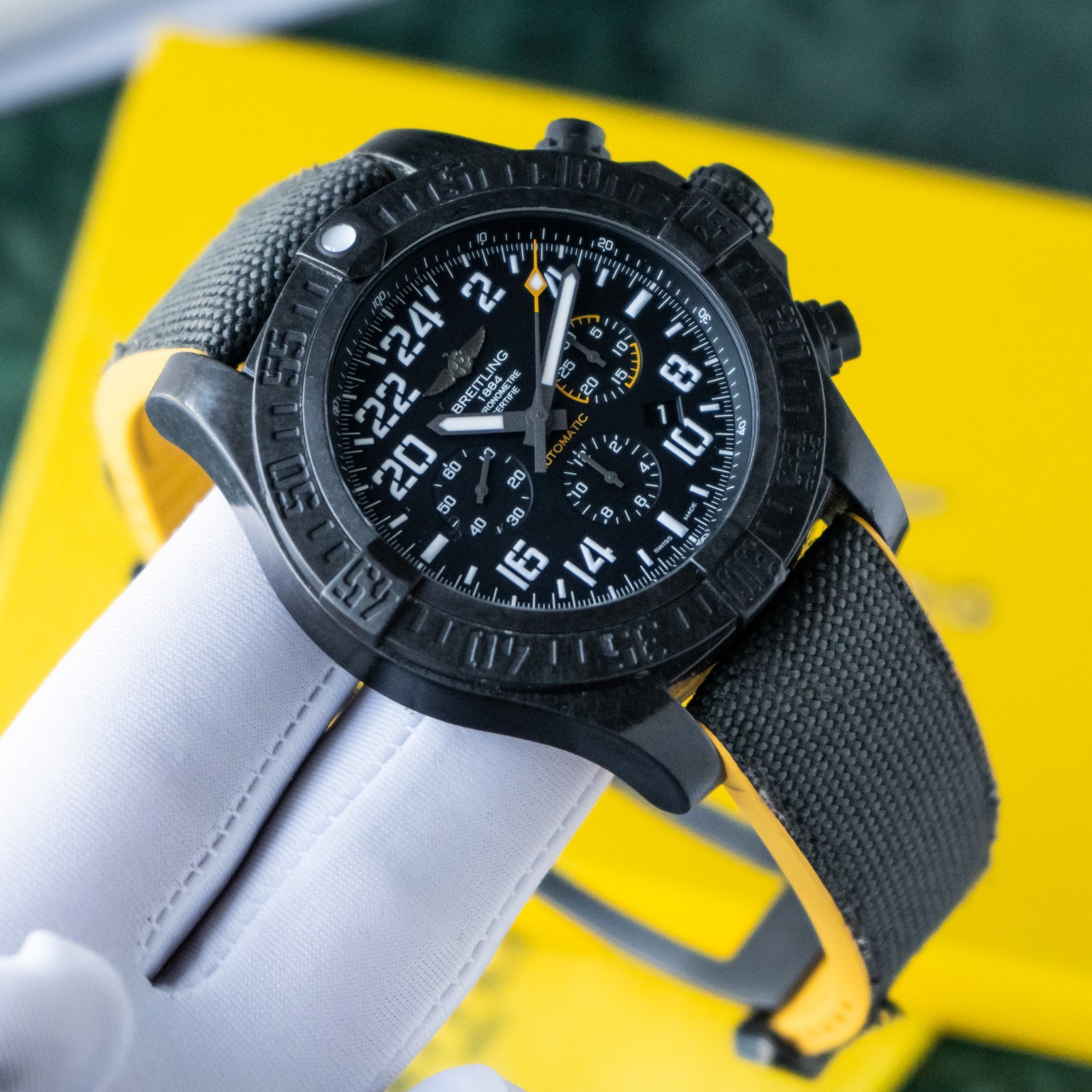 Breitling Avenger Hurricane 50mm Black 24H Dial 2017 Breitlight Military XB1210
