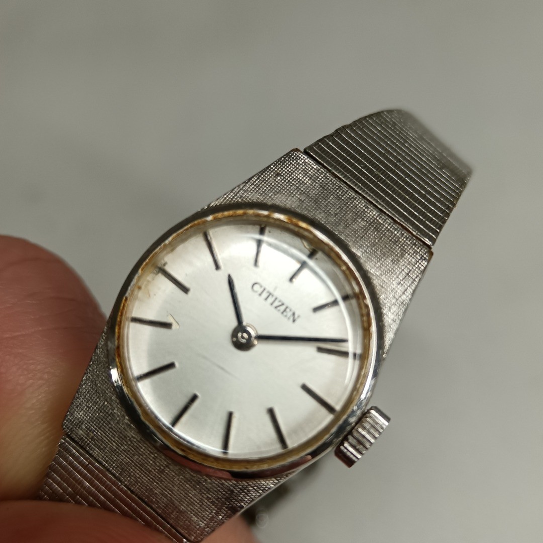 Citizen Wrist Watch Silver Stainless Steel Vintage *Spares/Repairs* | Preloved