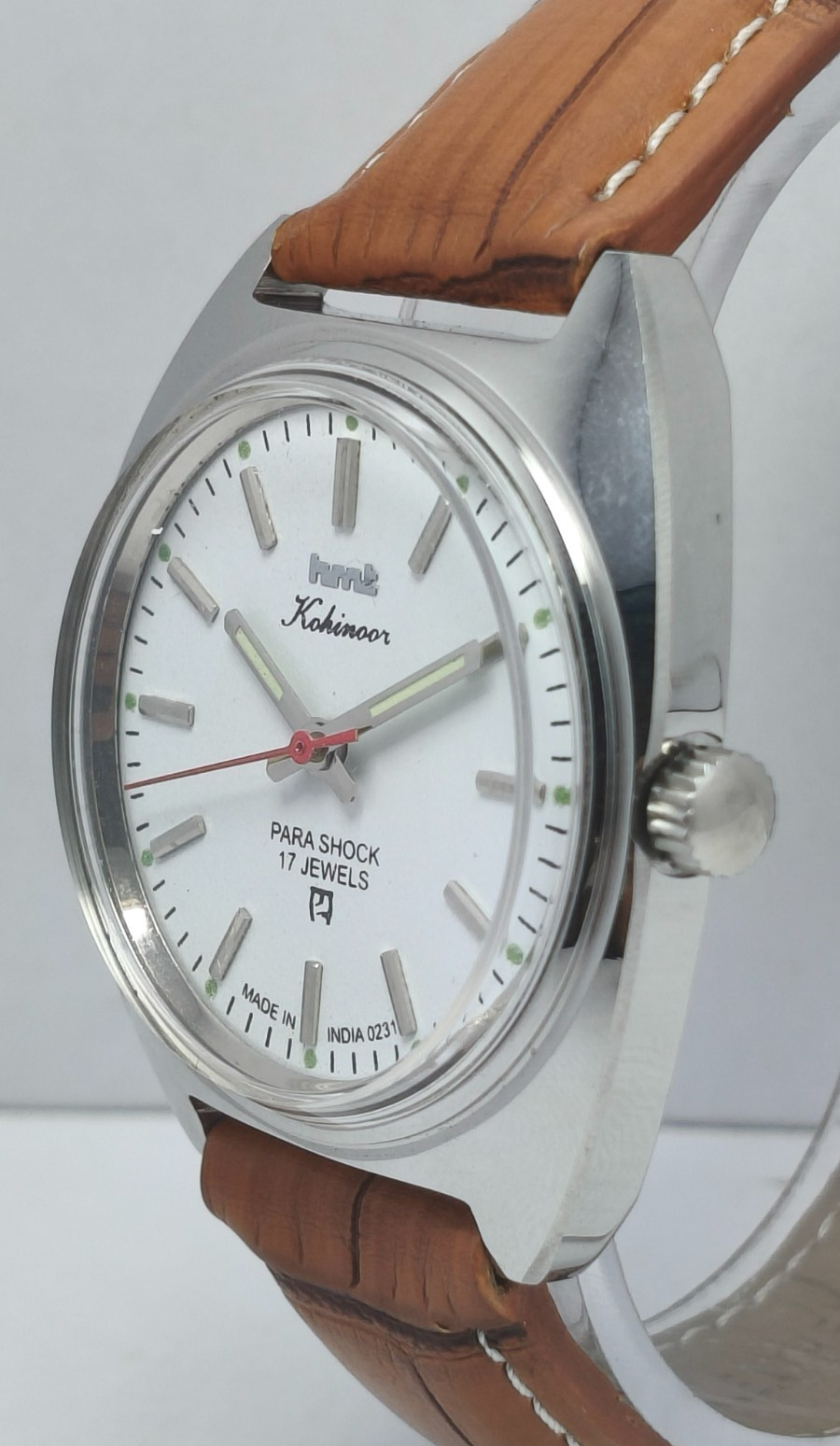 HMT Kohinoor 17 Jewels Winding Wrist Watch For Men’s In Working Condition