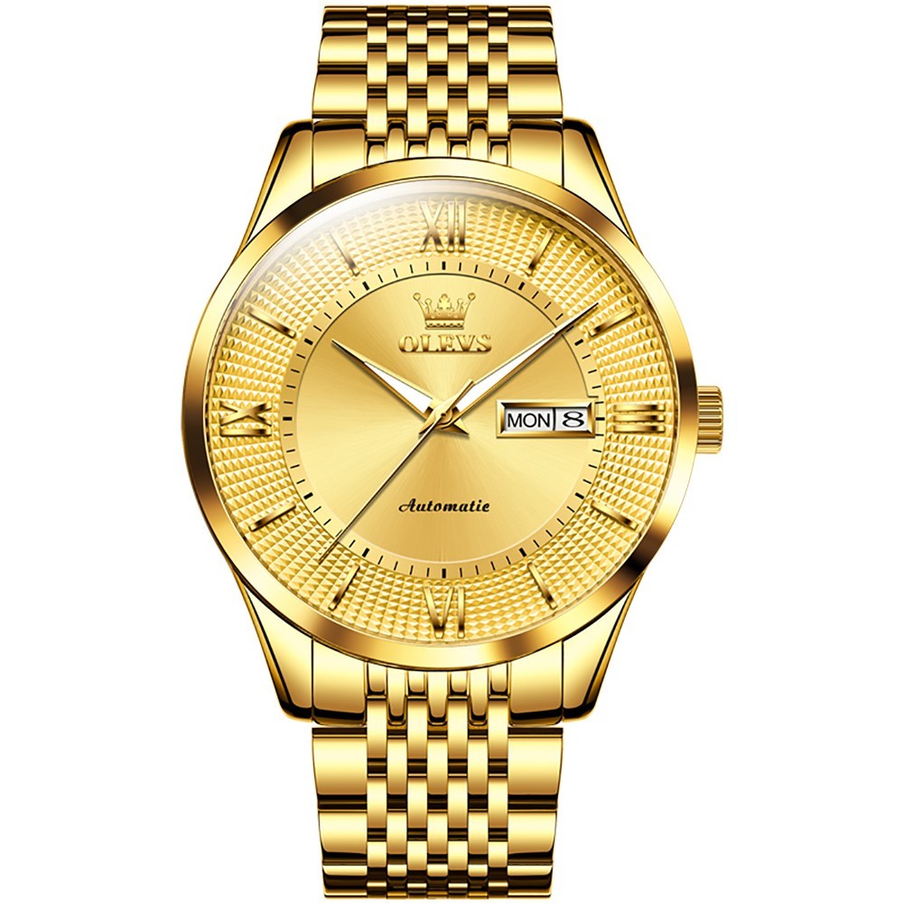 OLEVS 6657 High-end Stainless Steel Multi-functiom Water Resistant Wristwatches