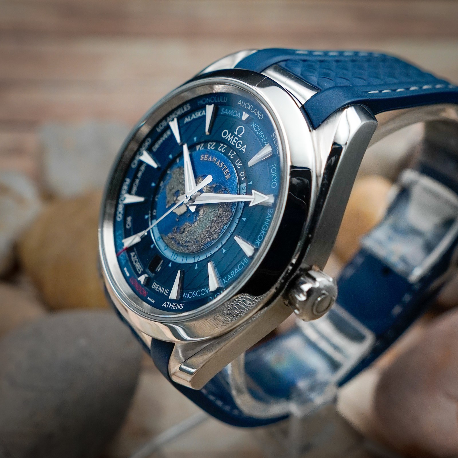 2023 Omega Seamaster Aqua Terra Worldtimer 220.12.43.22.03.001 Full Set