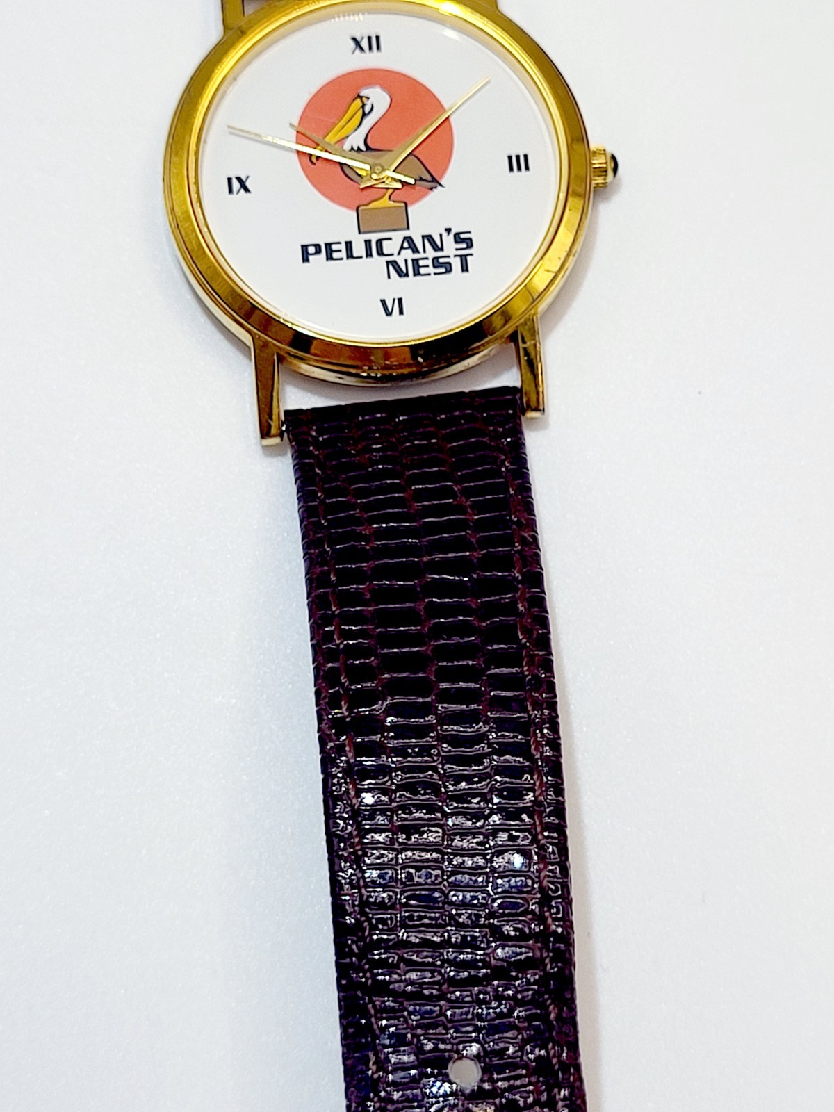 Watchit PELICAN NEST 33mm Quartz Works [N.MINT] 1991 Japan Unisex Vintage Watch