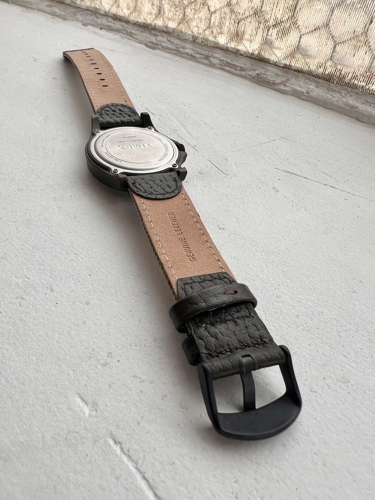 Timex Expedition Acadia Quartz 40mm Field Watch Date Beige/Brown Nylon Leather