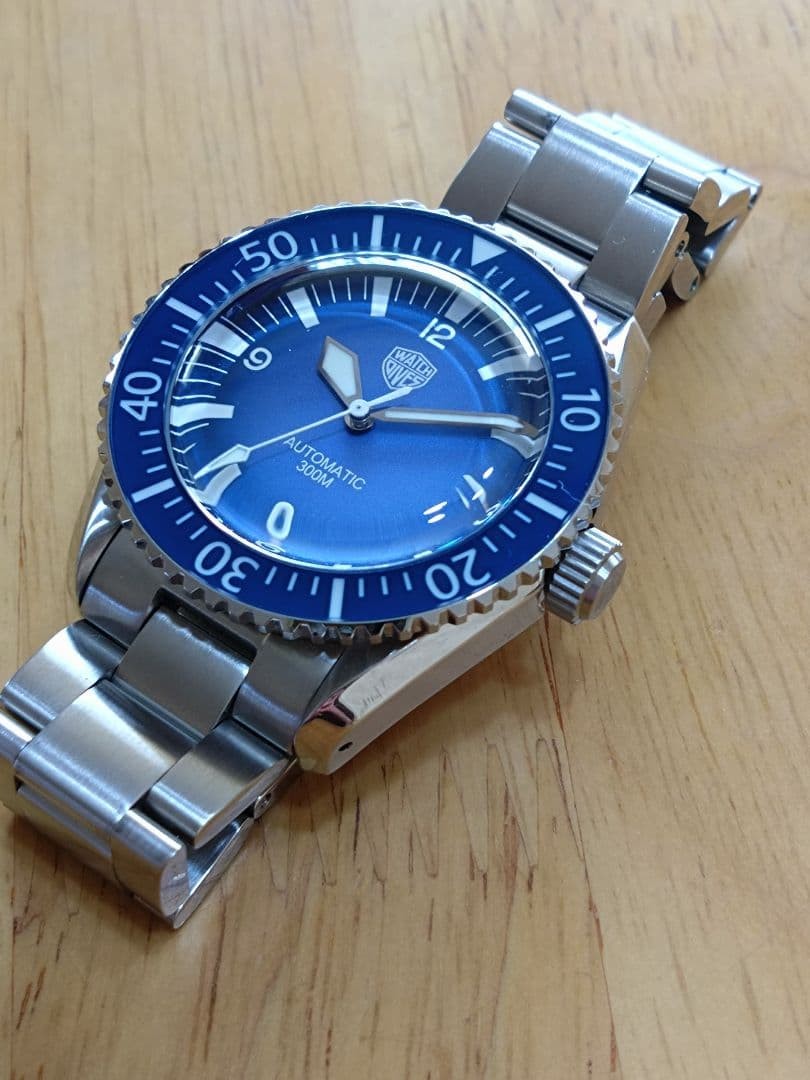 Watchdives Automatic Rare Working Diver Watch Non Date 38mm 18cm7.09in A2016