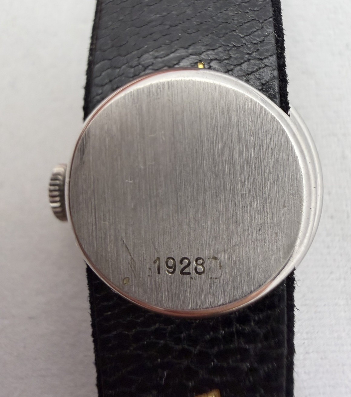 Tudor Chameleon White Gold 18k Gold Watch w ROLEX Crown