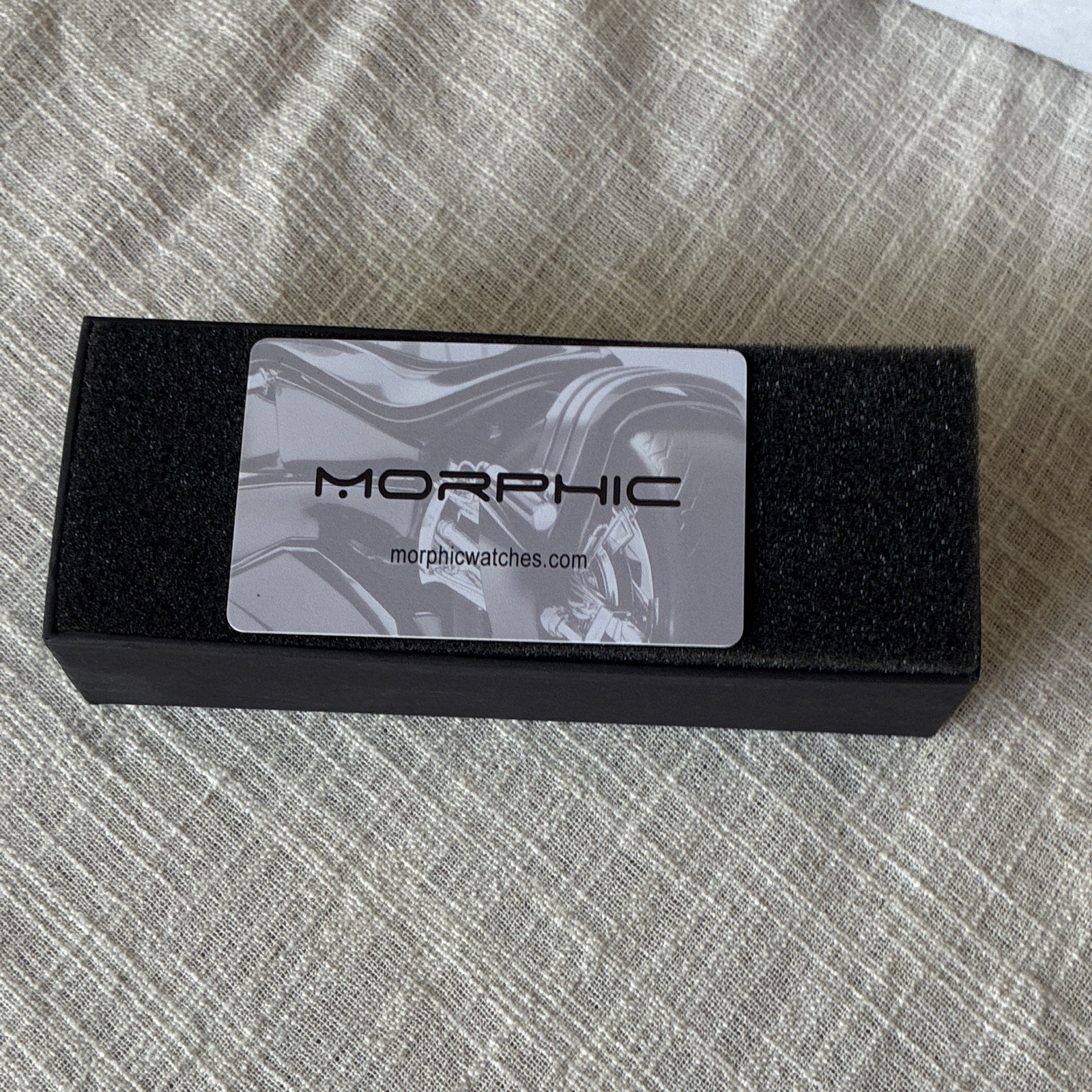 Morphic MPH7403 Unisex Analog Quartz Black Dial Date Silver Bracelet w/ Box