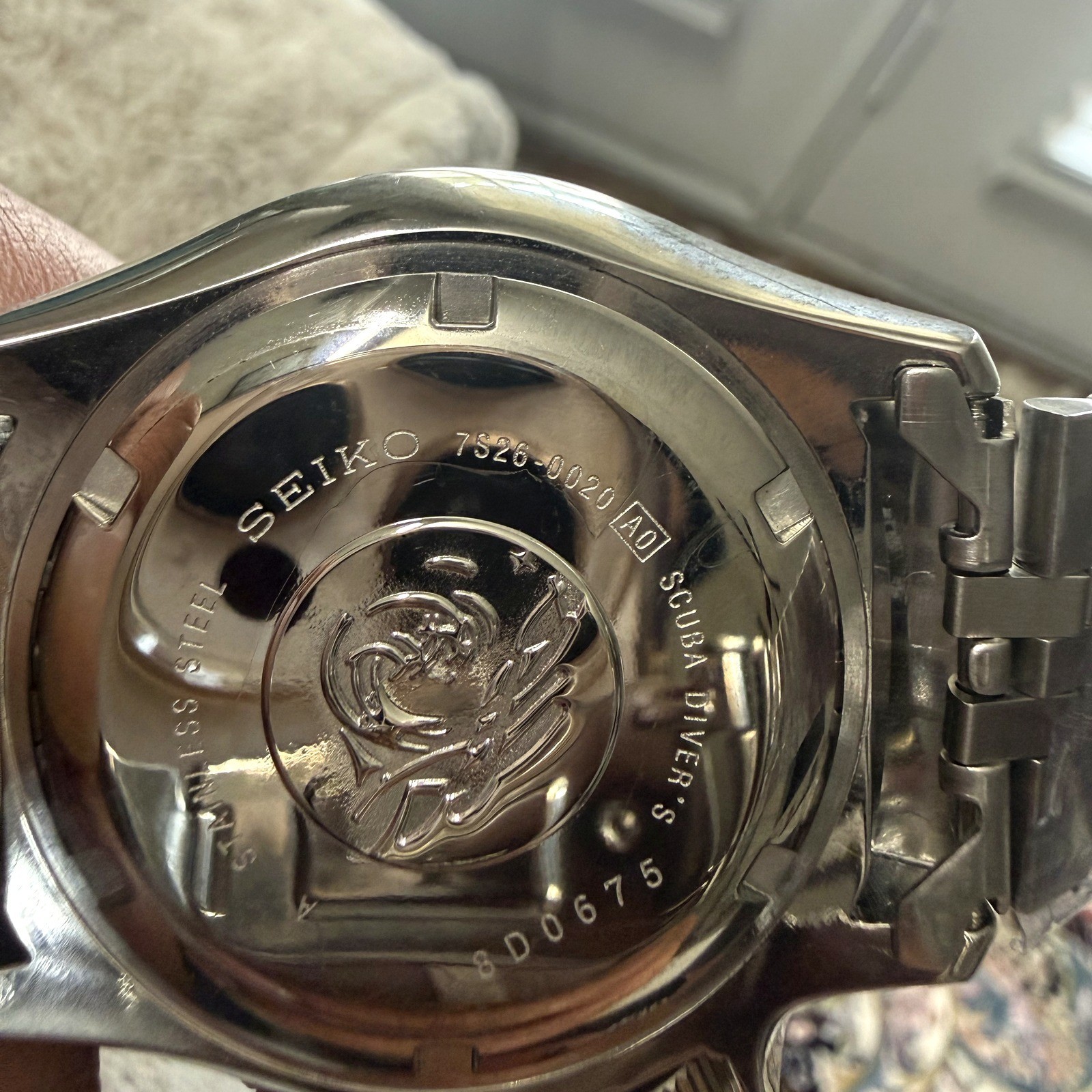 Seiko SKX007 Automatic Diver 200m Black Red Coke Bezel Day Date Mens Watch