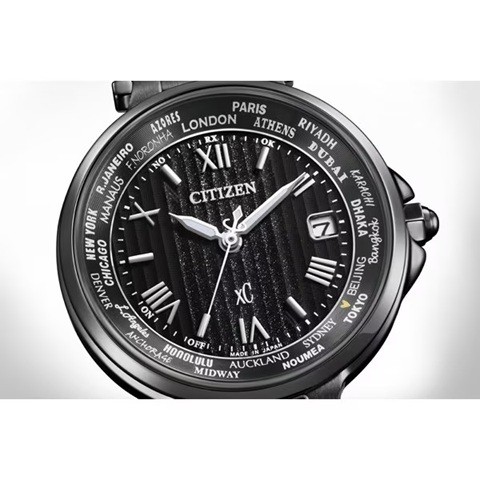 Limited edition Brand new CITIZEN watch xC Cross Sea EC1016 51E Black Eco Drive