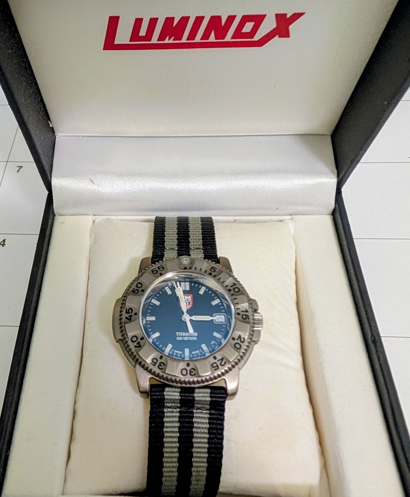 Luminox Navy Seal 3-H MBM Titanium & Sapphire Crystal