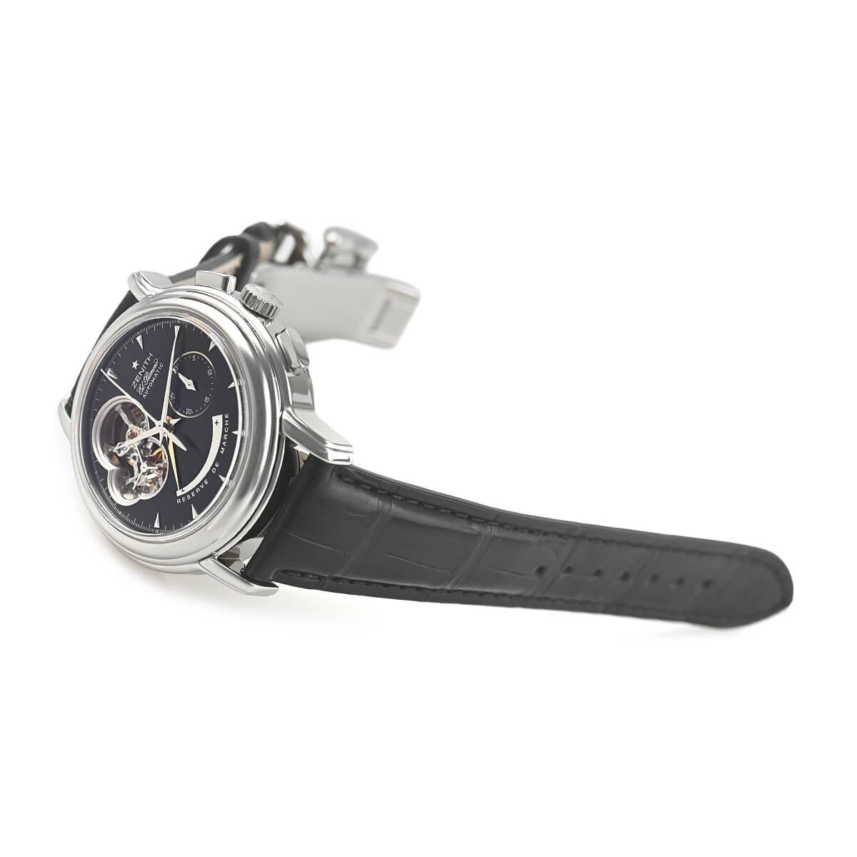 Zenith Chronomaster T Open El Primero Black Dial 03.0240.4021/21.C495 Serviced