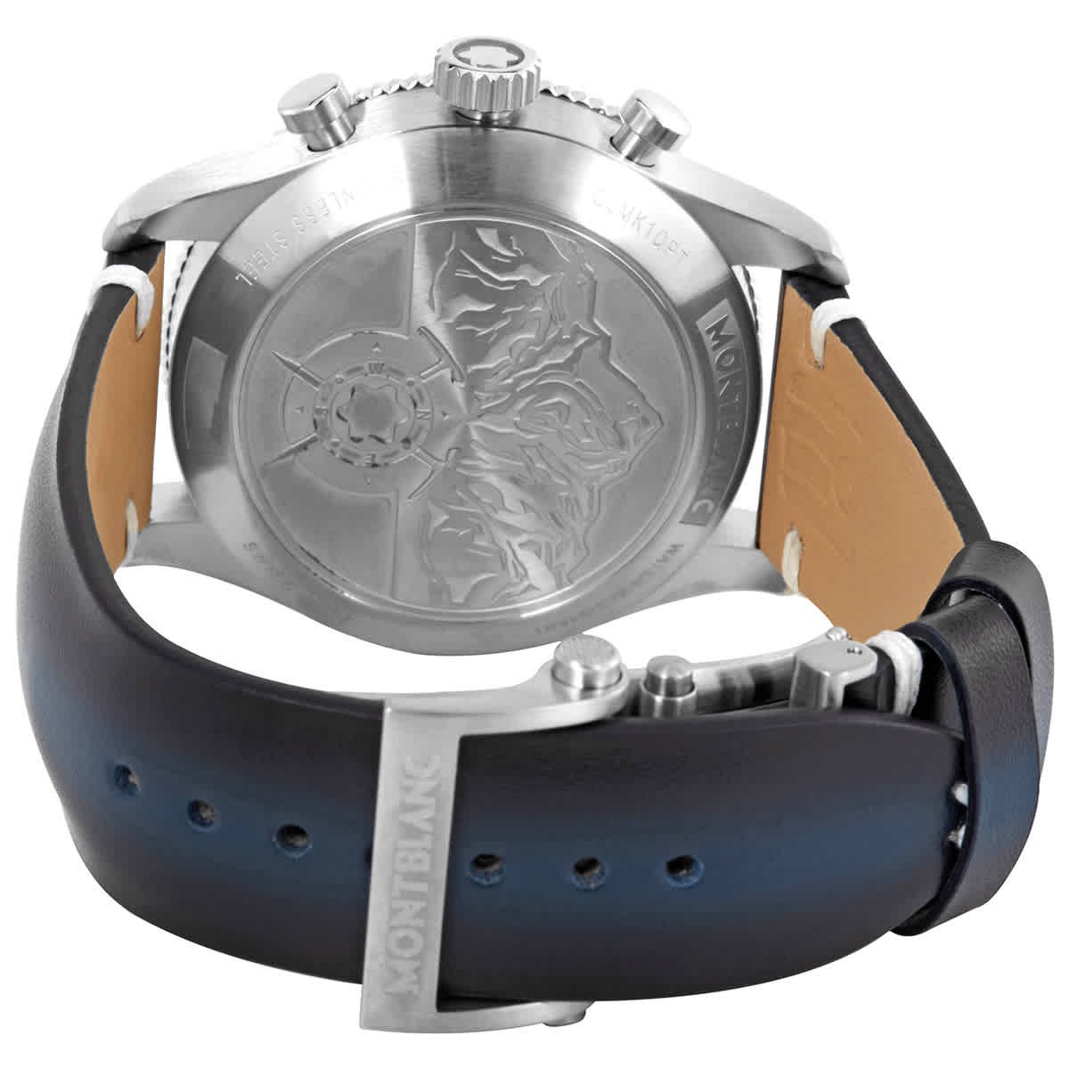 Montblanc 1858 Chronograph Automatic Blue Dial Men’s Watch 126912