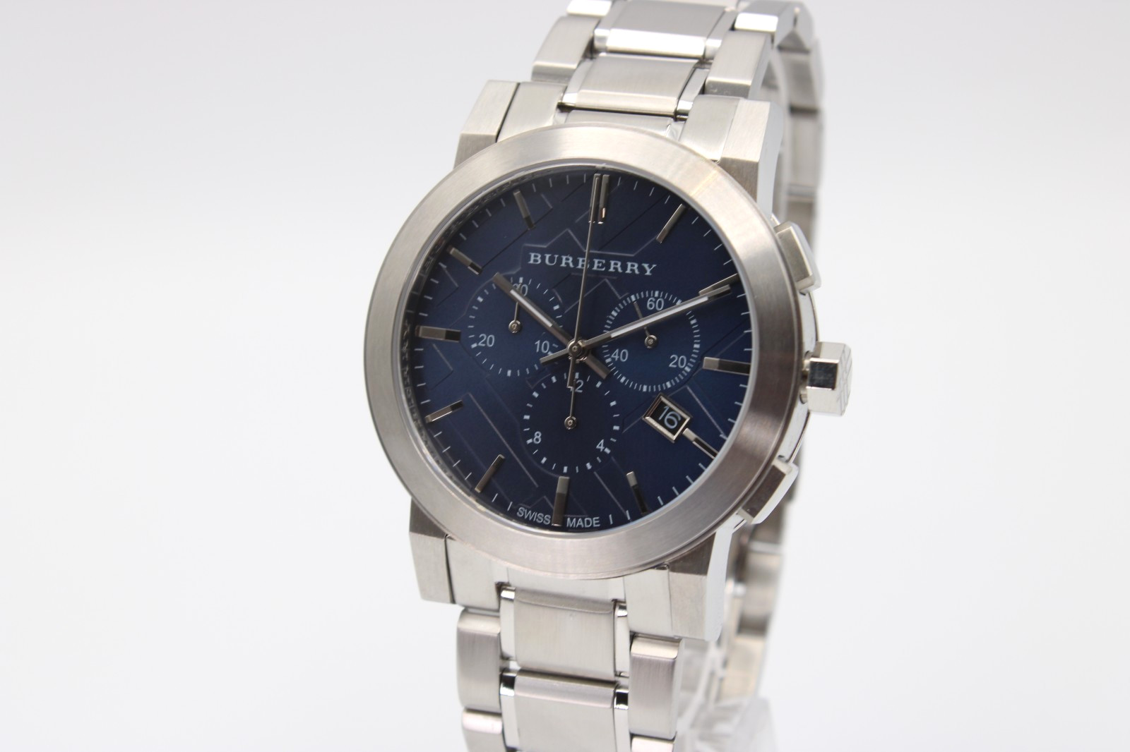 BURBERRY The City BU9363 Blue Dial Stainless Steel Men’s Watch 42mm