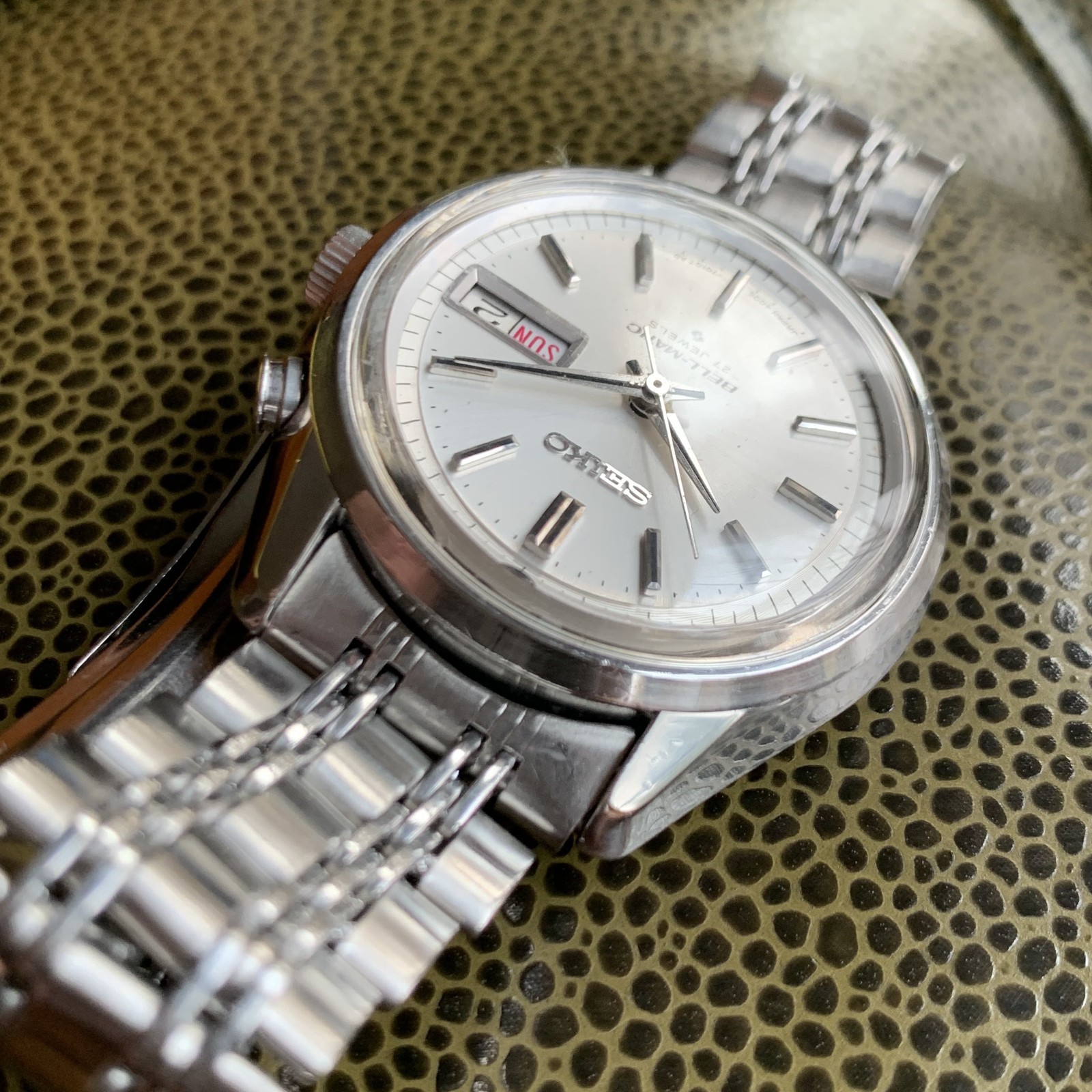 1970 Seiko Bell-Matic 4006-7011 27 Jewels JDM Automatic Steel Wristwatch